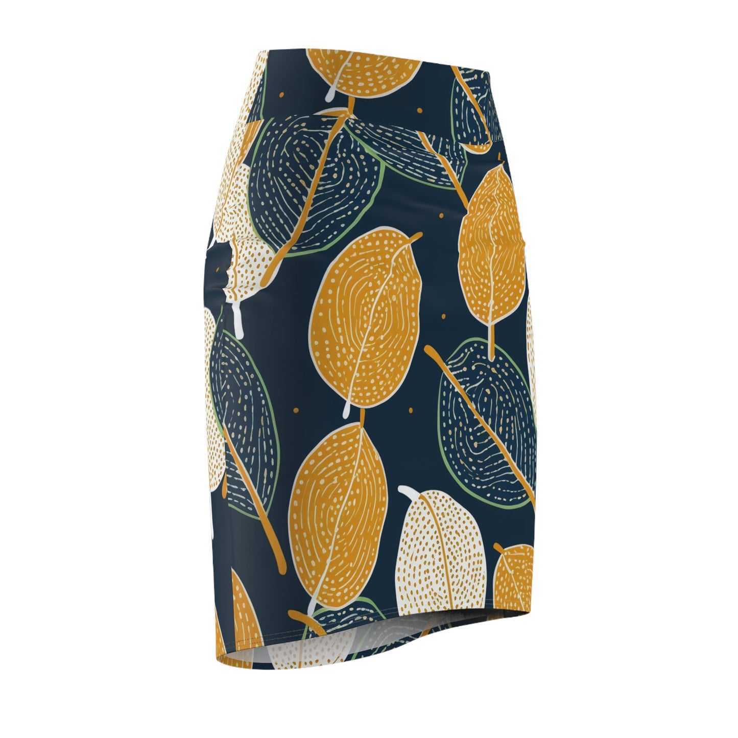 Baobab Leaves: Women's Pencil Skirt (AOP) - Estella Creates