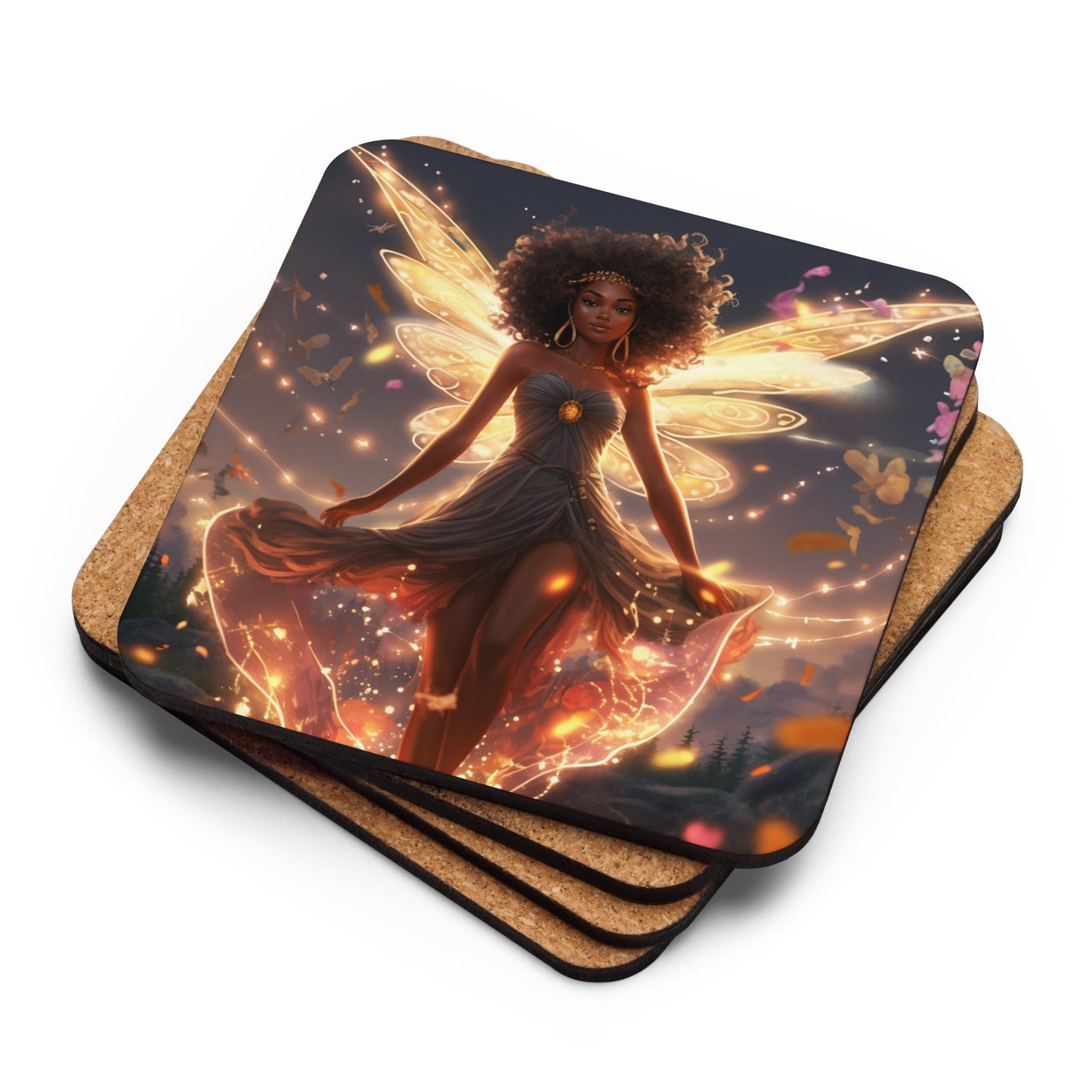 Cork-back coaster - Estella Creates
