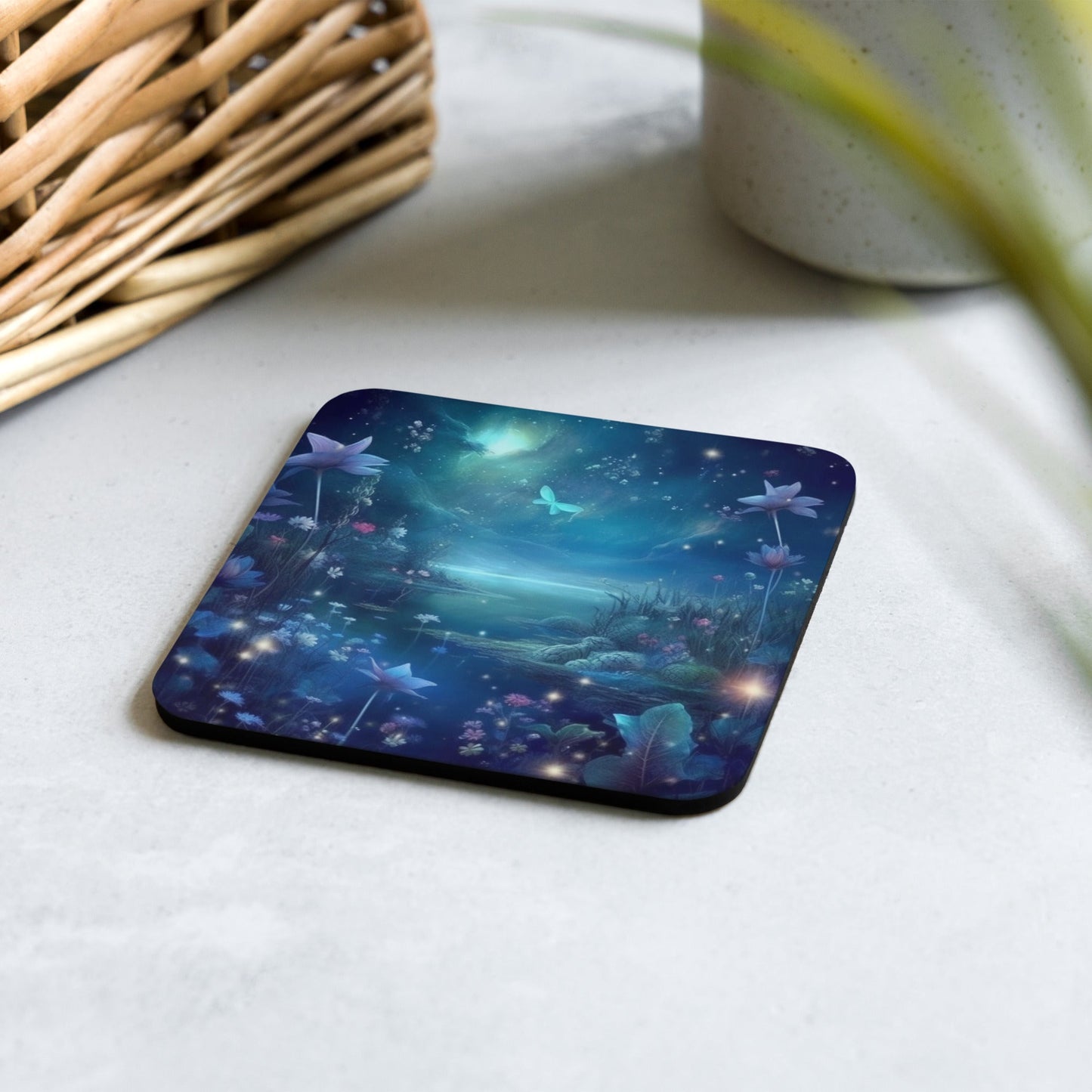 Cork-back coaster - Estella Creates