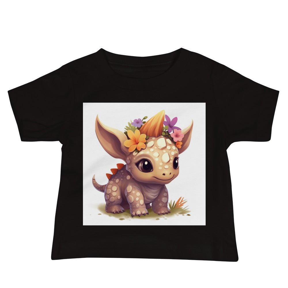 DinoFleur: Baby Jersey Short Sleeve Tee - Estella Creates