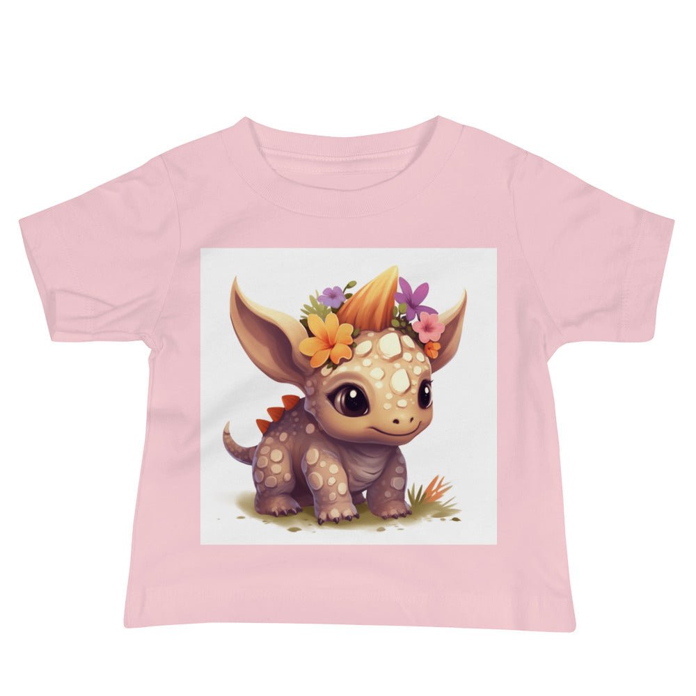 DinoFleur: Baby Jersey Short Sleeve Tee - Estella Creates