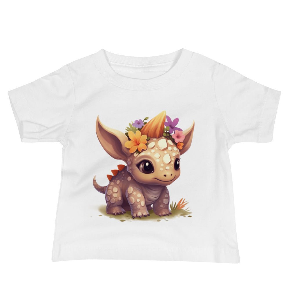 DinoFleur: Baby Jersey Short Sleeve Tee - Estella Creates
