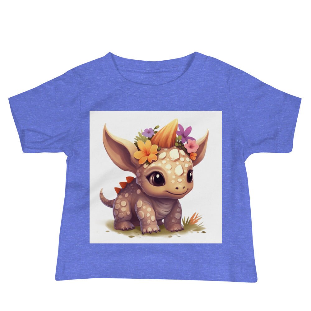 DinoFleur: Baby Jersey Short Sleeve Tee - Estella Creates