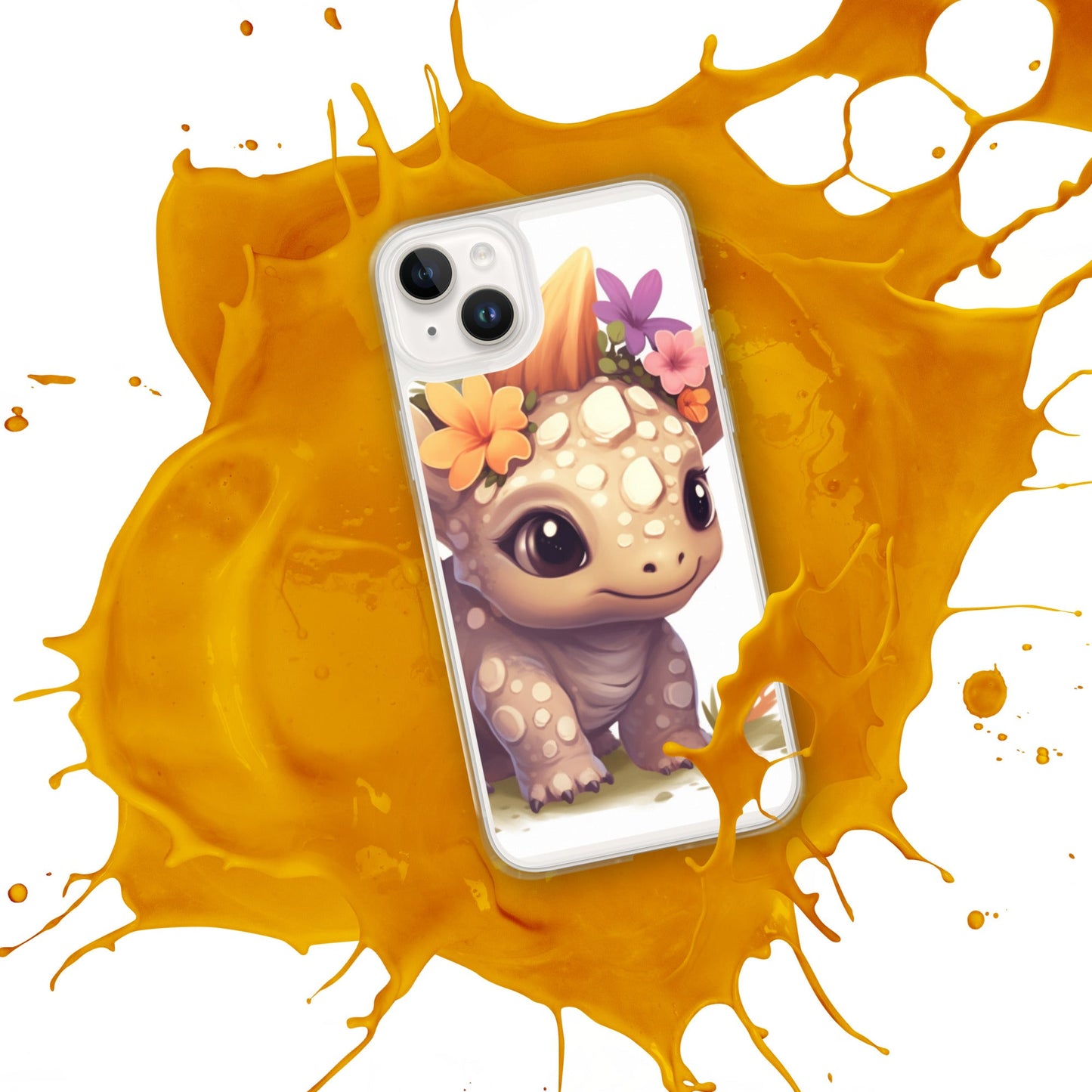 DinoFleur: Clear Case for iPhone® - Estella Creates