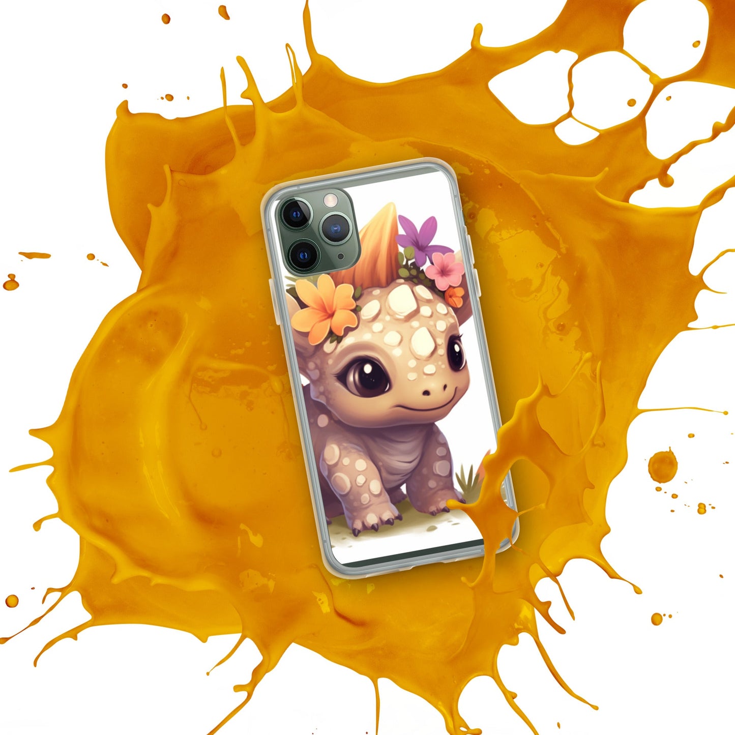 DinoFleur: Clear Case for iPhone® - Estella Creates
