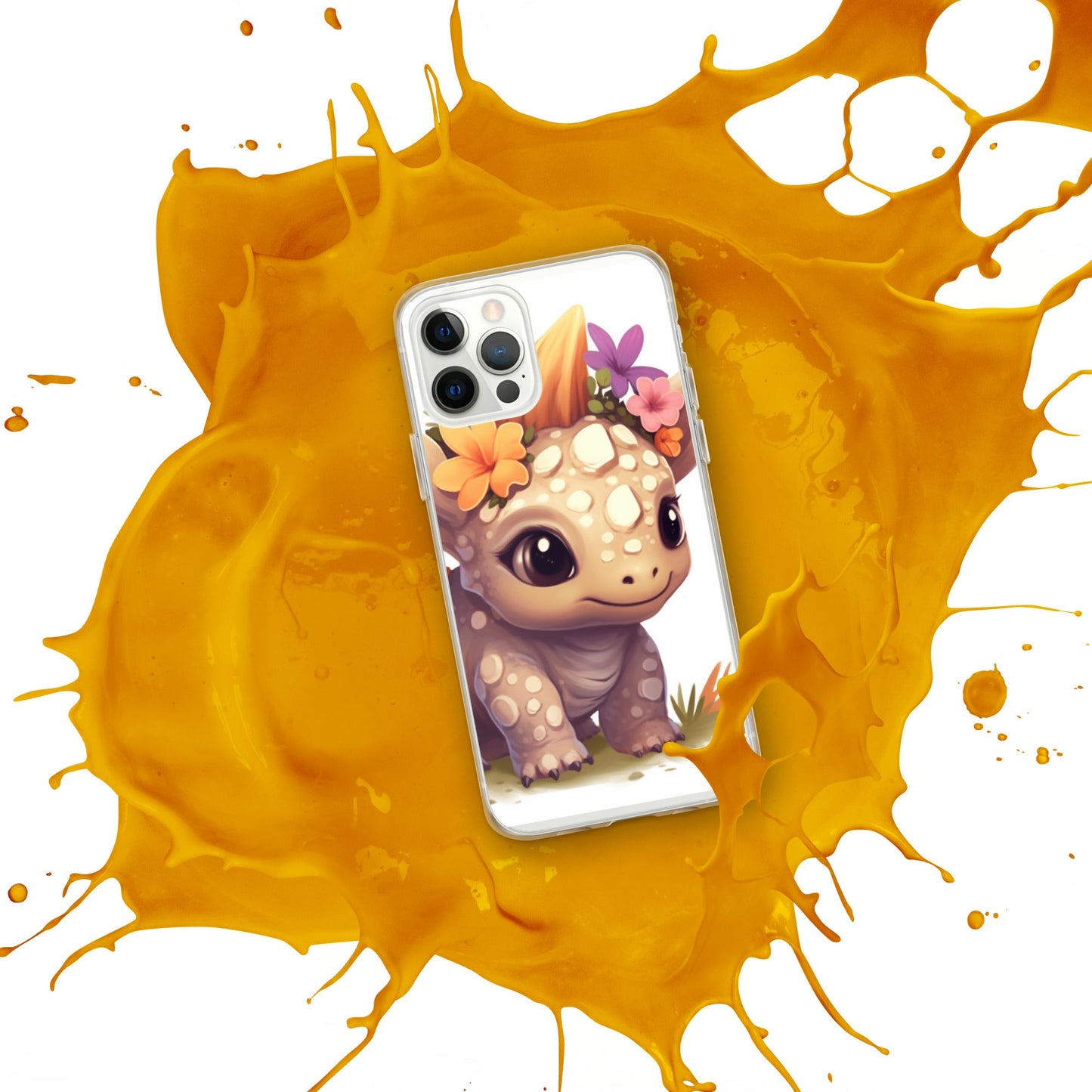 DinoFleur: Clear Case for iPhone® - Estella Creates