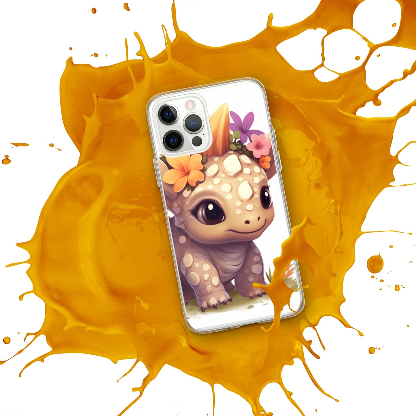 DinoFleur: Clear Case for iPhone® - Estella Creates
