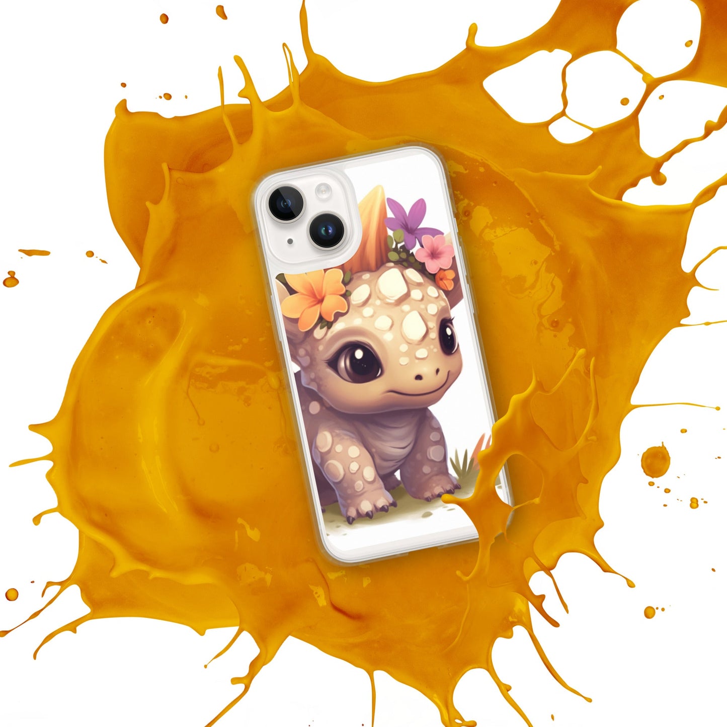 DinoFleur: Clear Case for iPhone® - Estella Creates