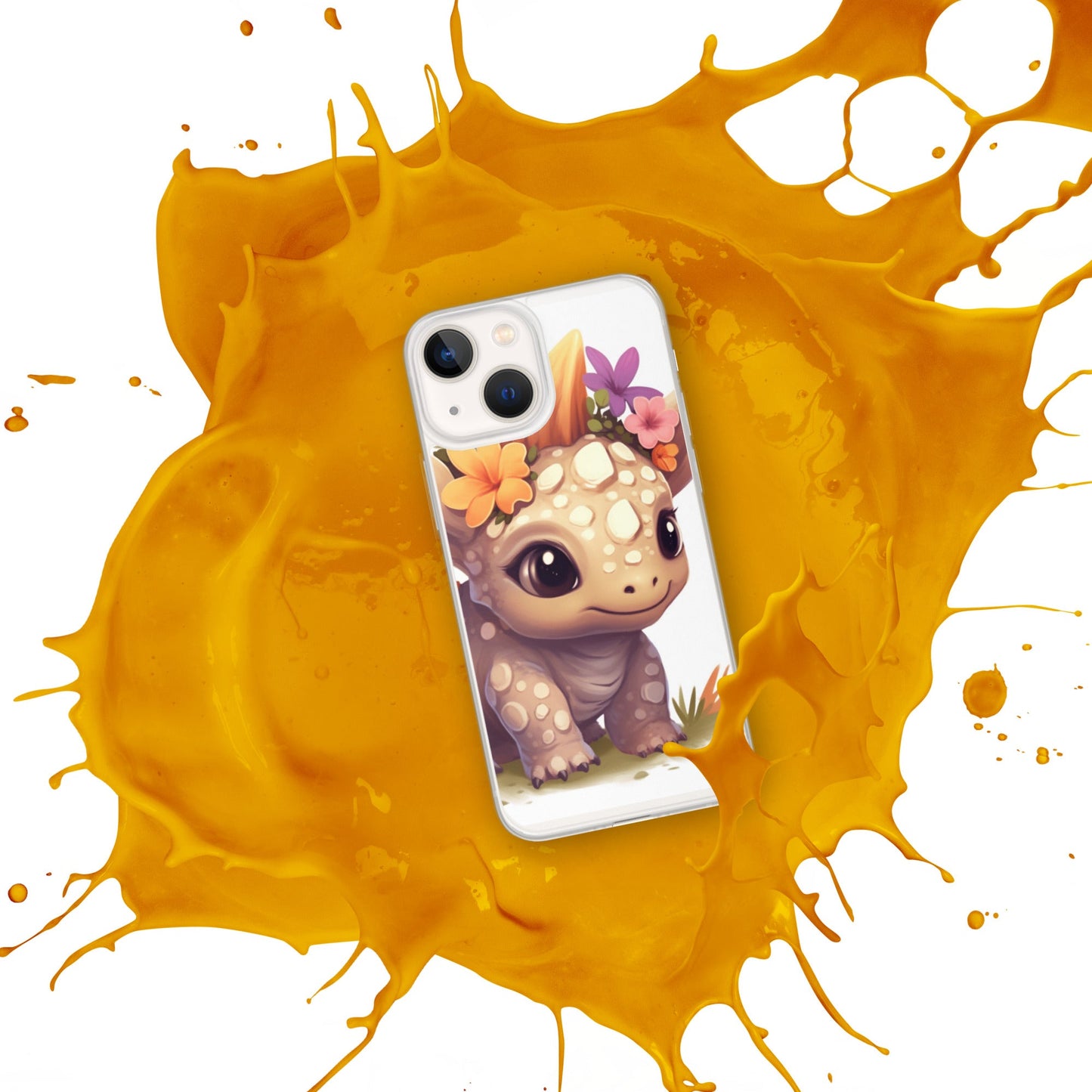 DinoFleur: Clear Case for iPhone® - Estella Creates