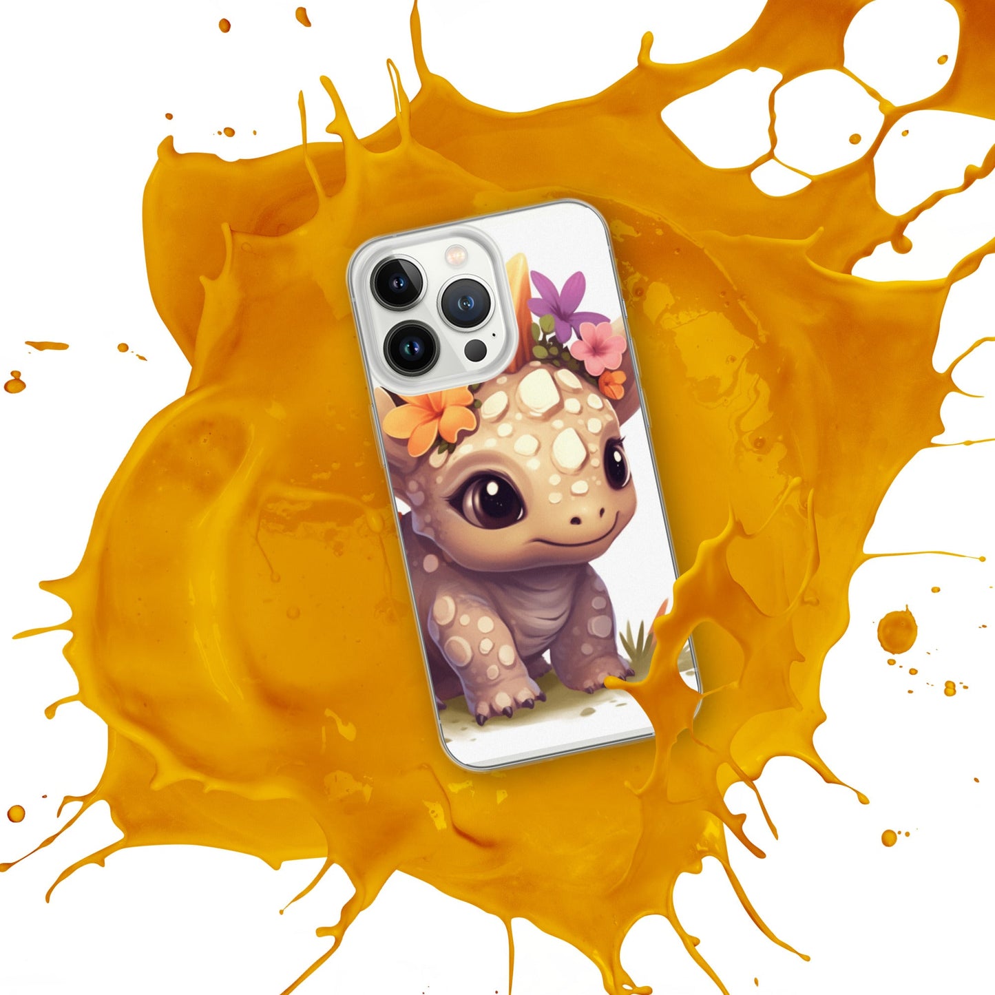 DinoFleur: Clear Case for iPhone® - Estella Creates