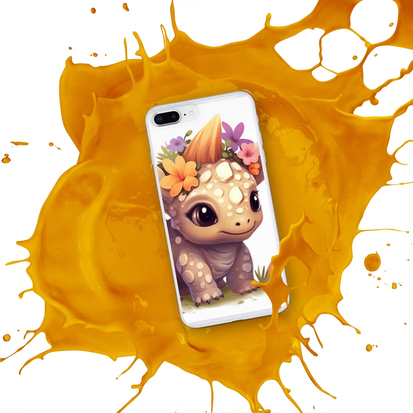 DinoFleur: Clear Case for iPhone® - Estella Creates