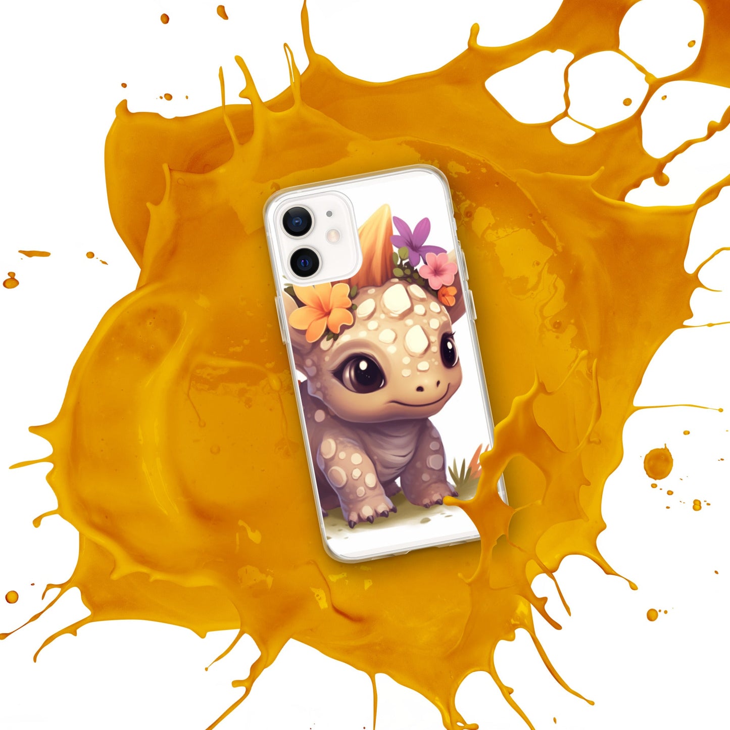 DinoFleur: Clear Case for iPhone® - Estella Creates