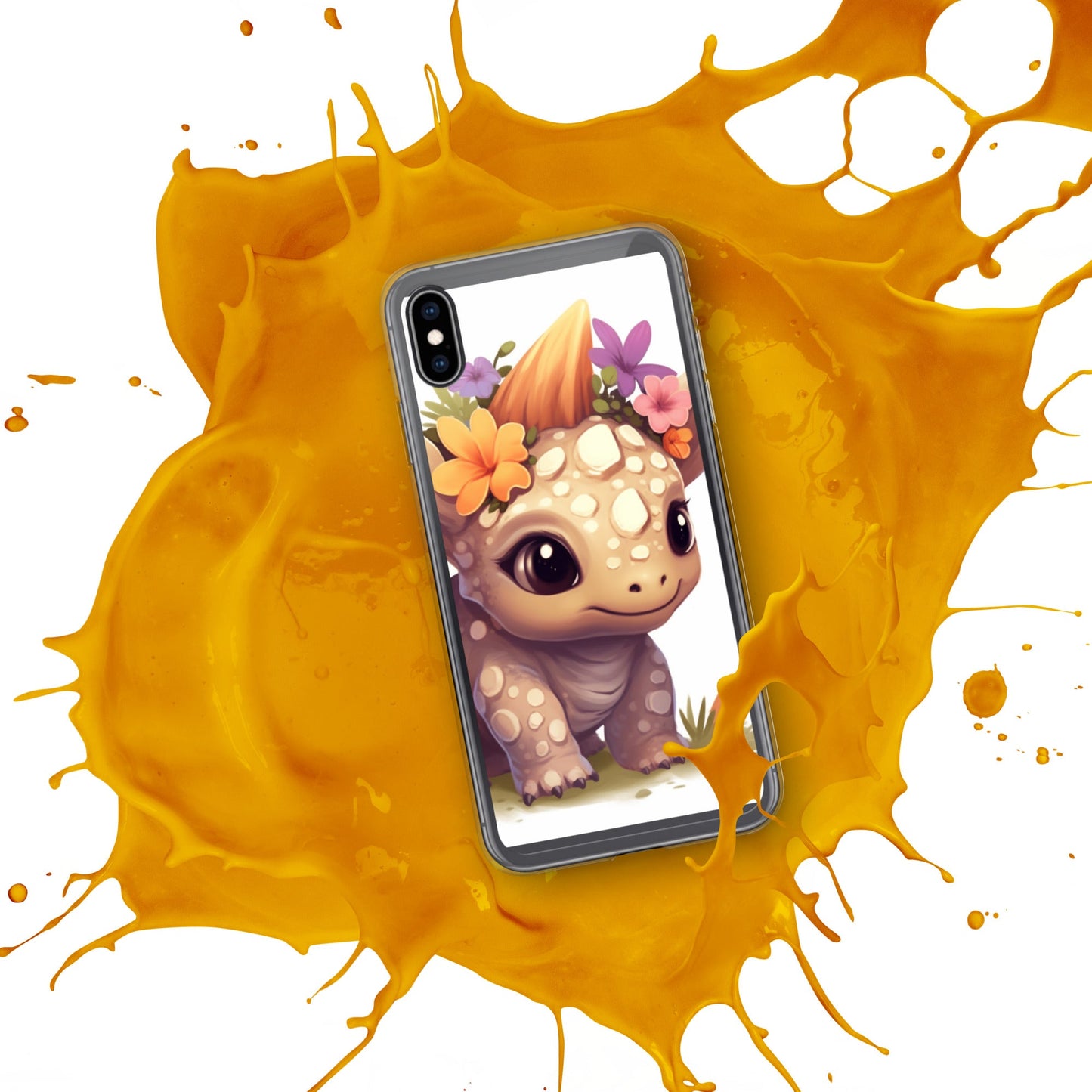 DinoFleur: Clear Case for iPhone® - Estella Creates