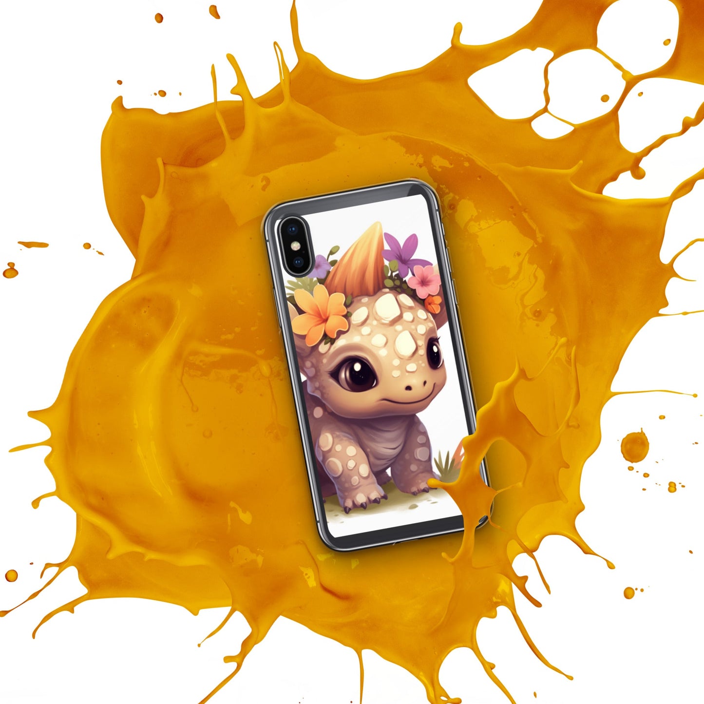 DinoFleur: Clear Case for iPhone® - Estella Creates