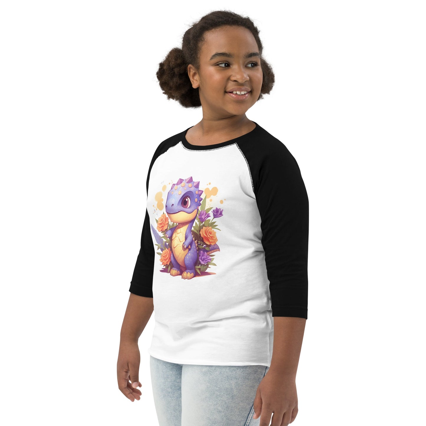 DinoFleur: Youth baseball shirt - Estella Creates
