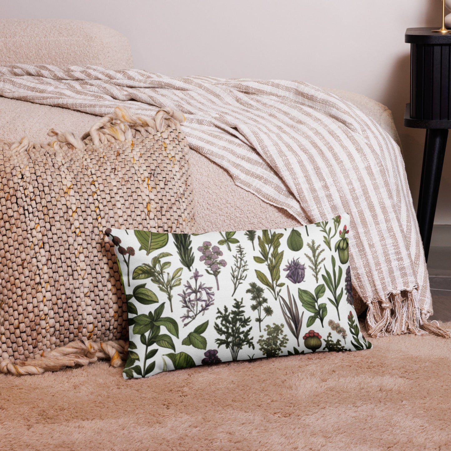 Herb Garden: Premium Pillow Case - Estella Creates