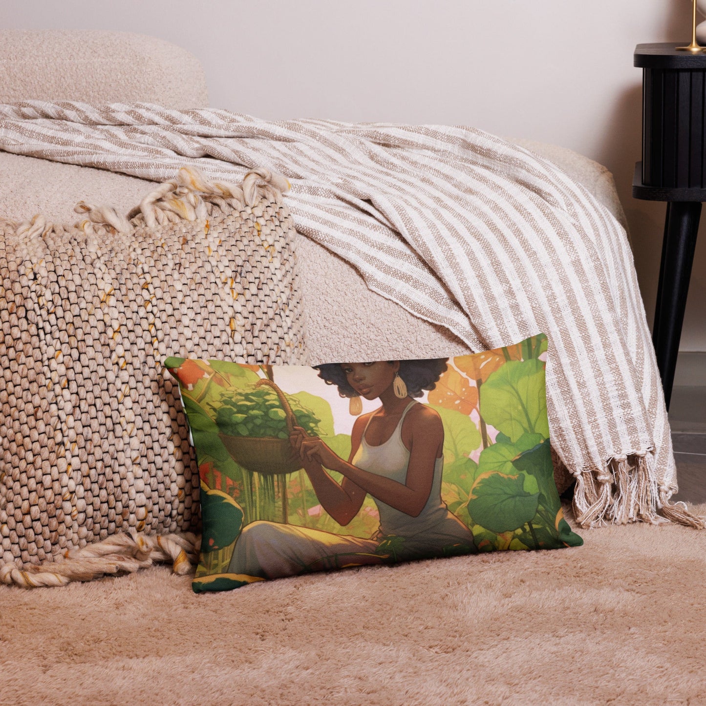 Herb Garden: Premium Pillow Case - Estella Creates
