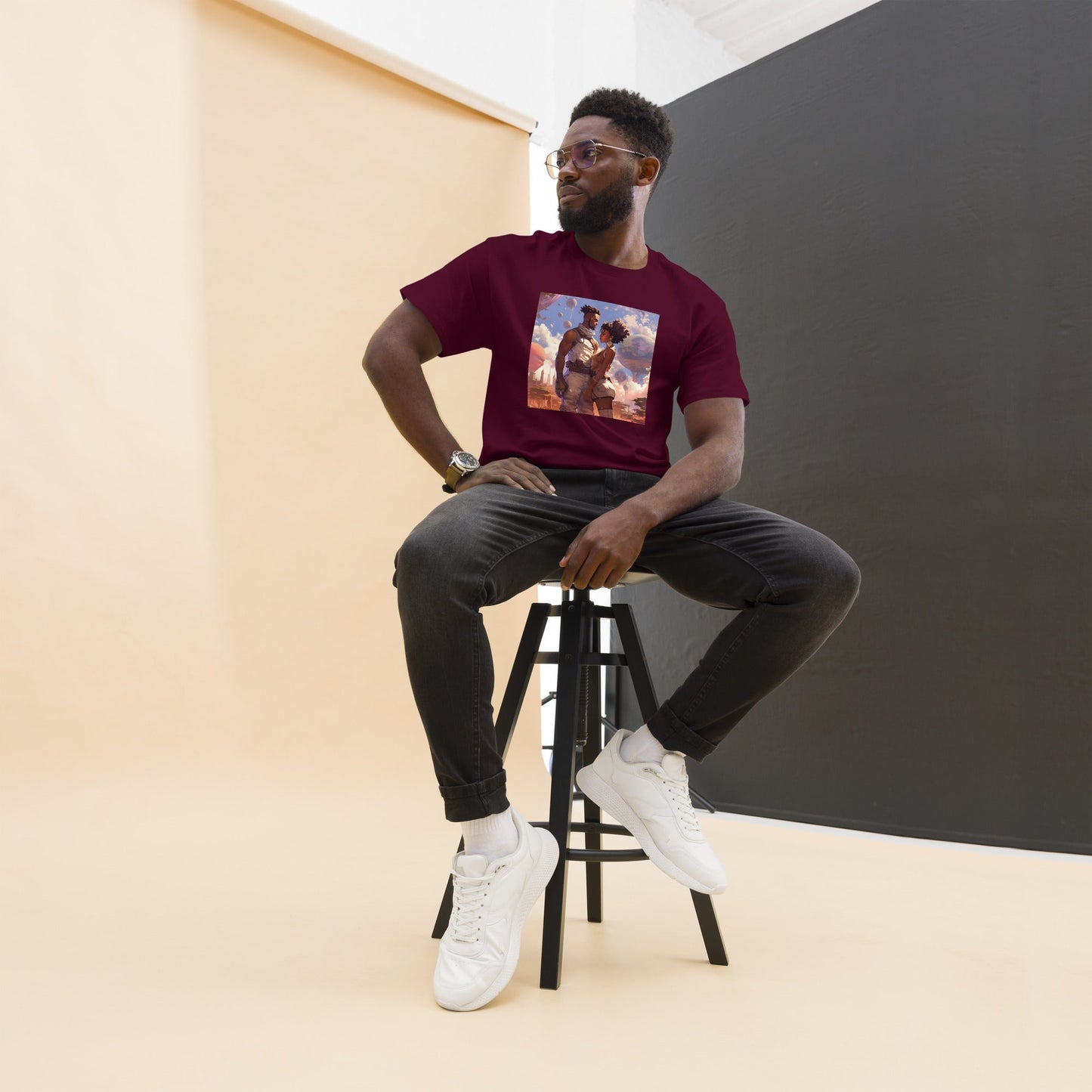 Planetary Romance: Men's classic tee - Estella Creates