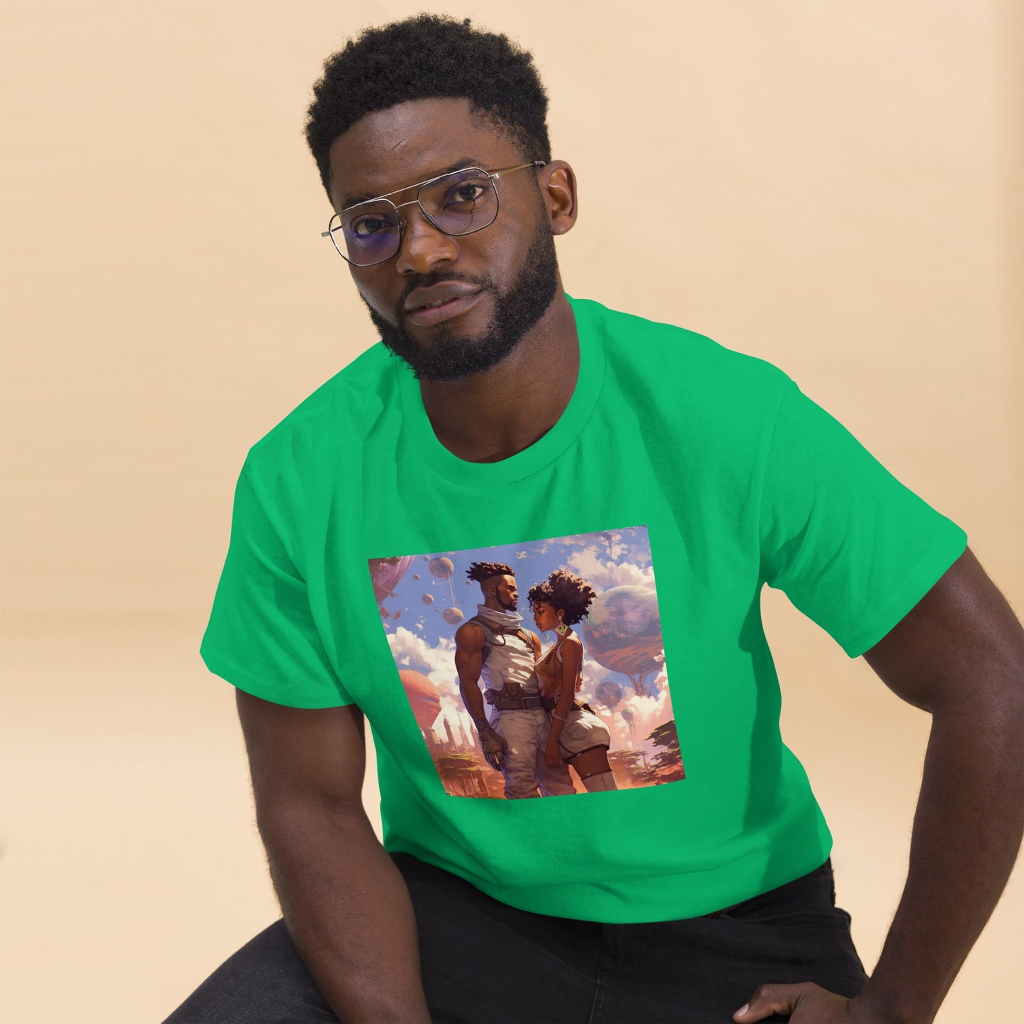 Planetary Romance: Men's classic tee - Estella Creates
