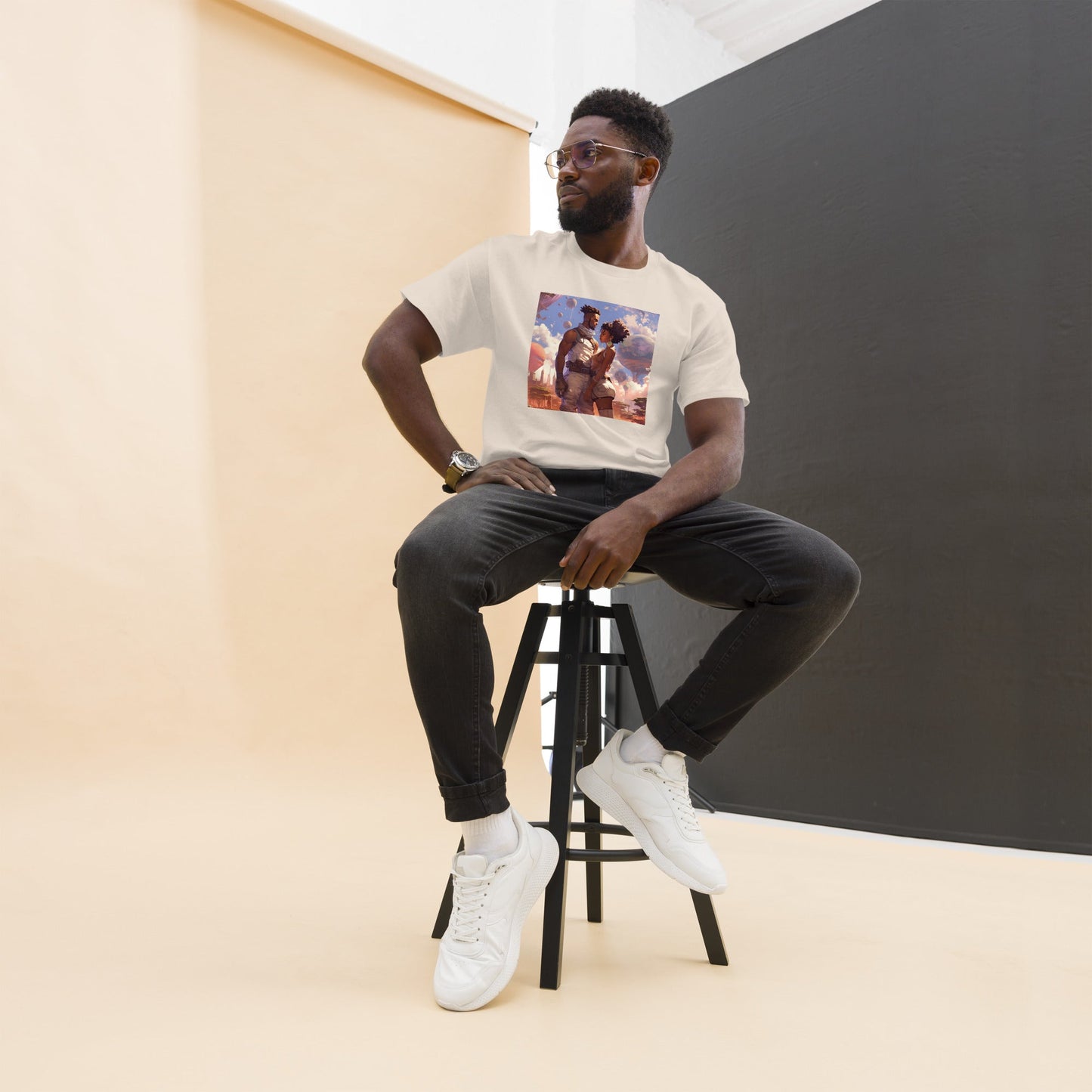 Planetary Romance: Men's classic tee - Estella Creates