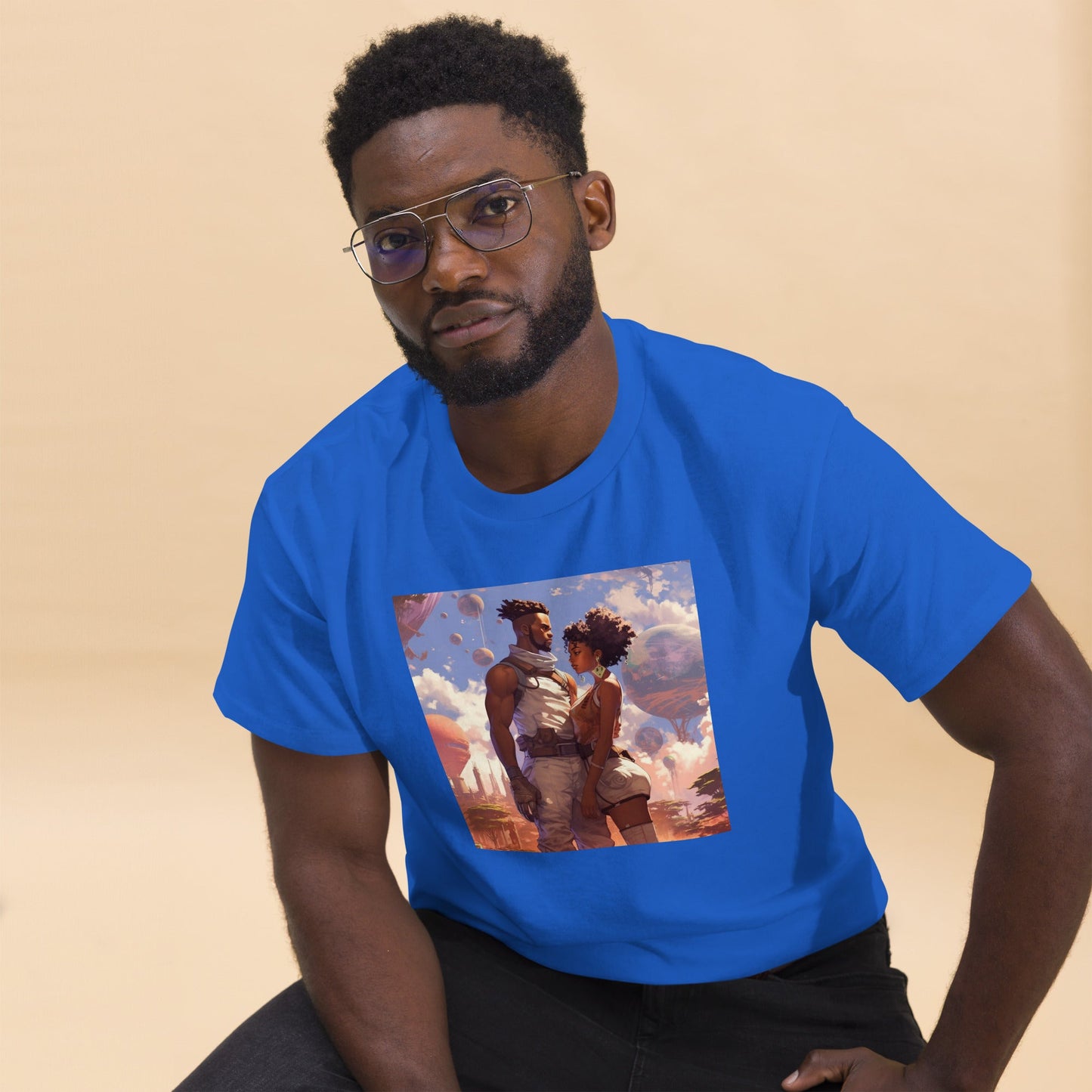 Planetary Romance: Men's classic tee - Estella Creates