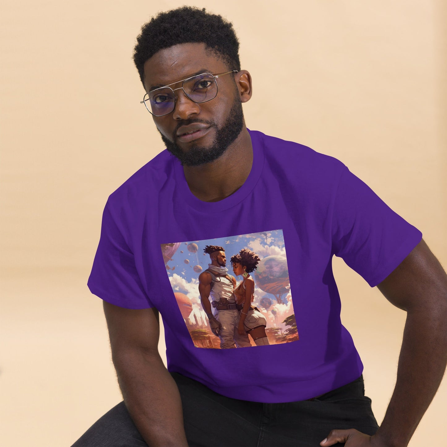 Planetary Romance: Men's classic tee - Estella Creates