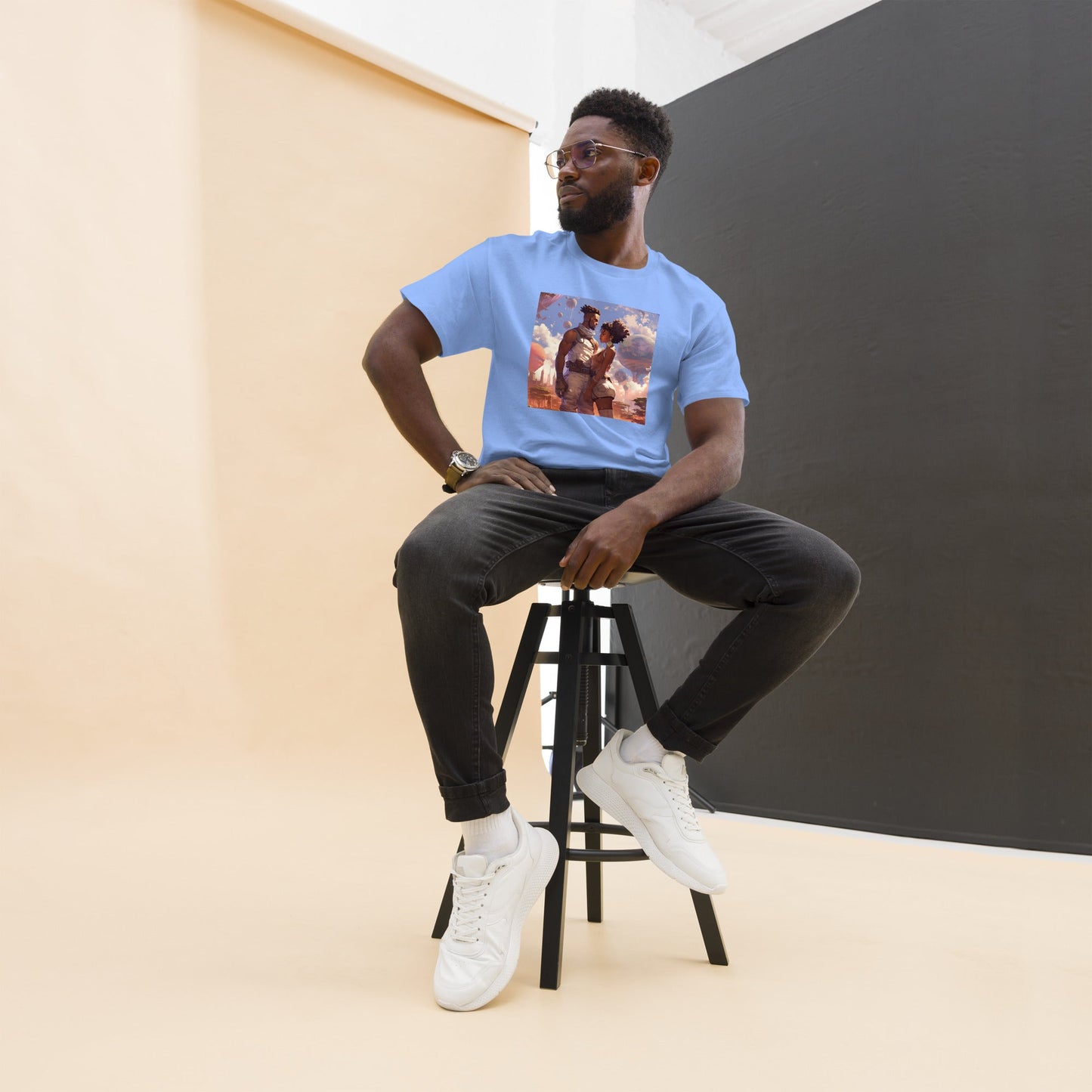 Planetary Romance: Men's classic tee - Estella Creates
