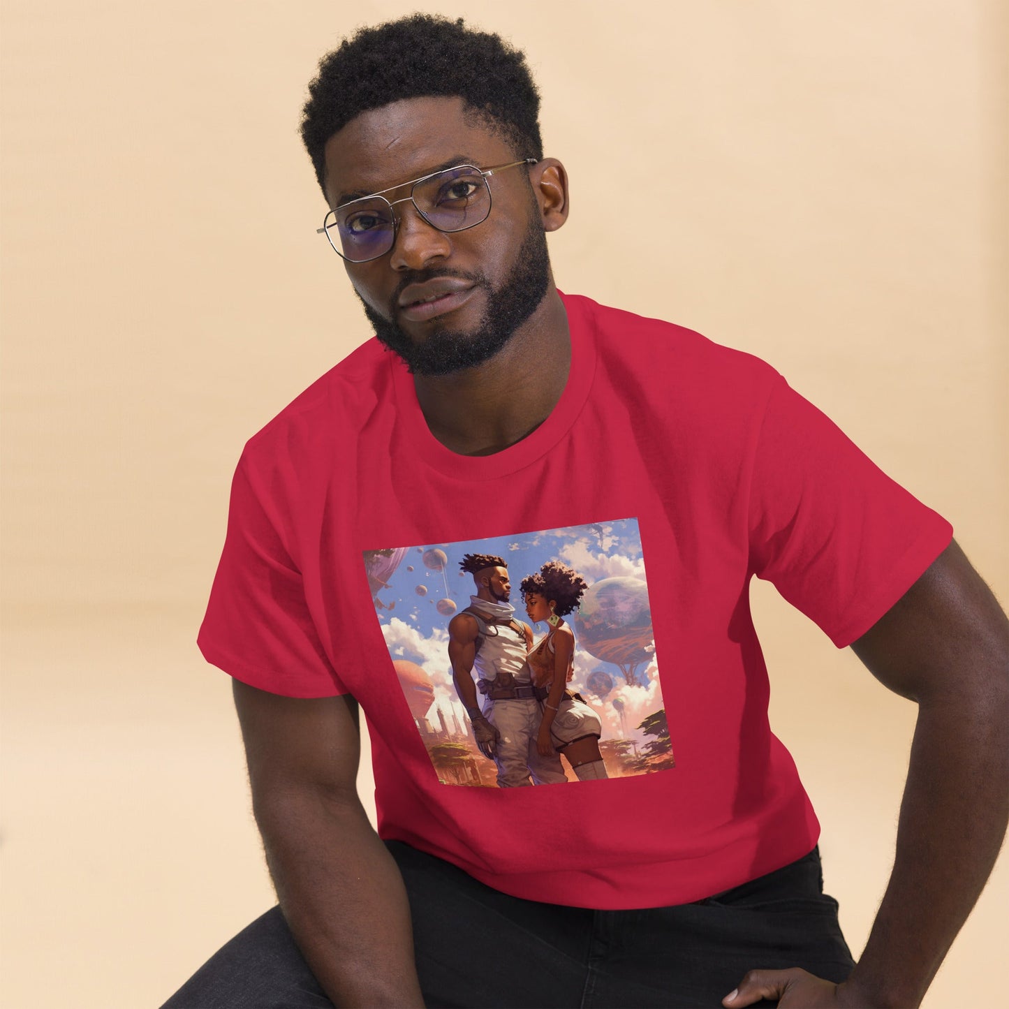 Planetary Romance: Men's classic tee - Estella Creates