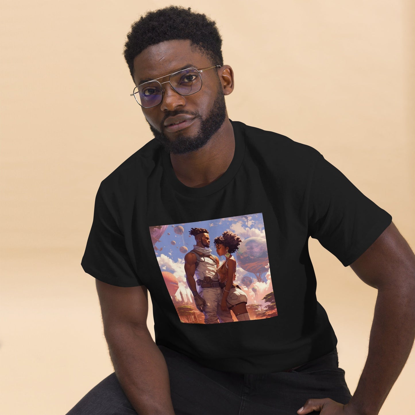 Planetary Romance: Men's classic tee - Estella Creates