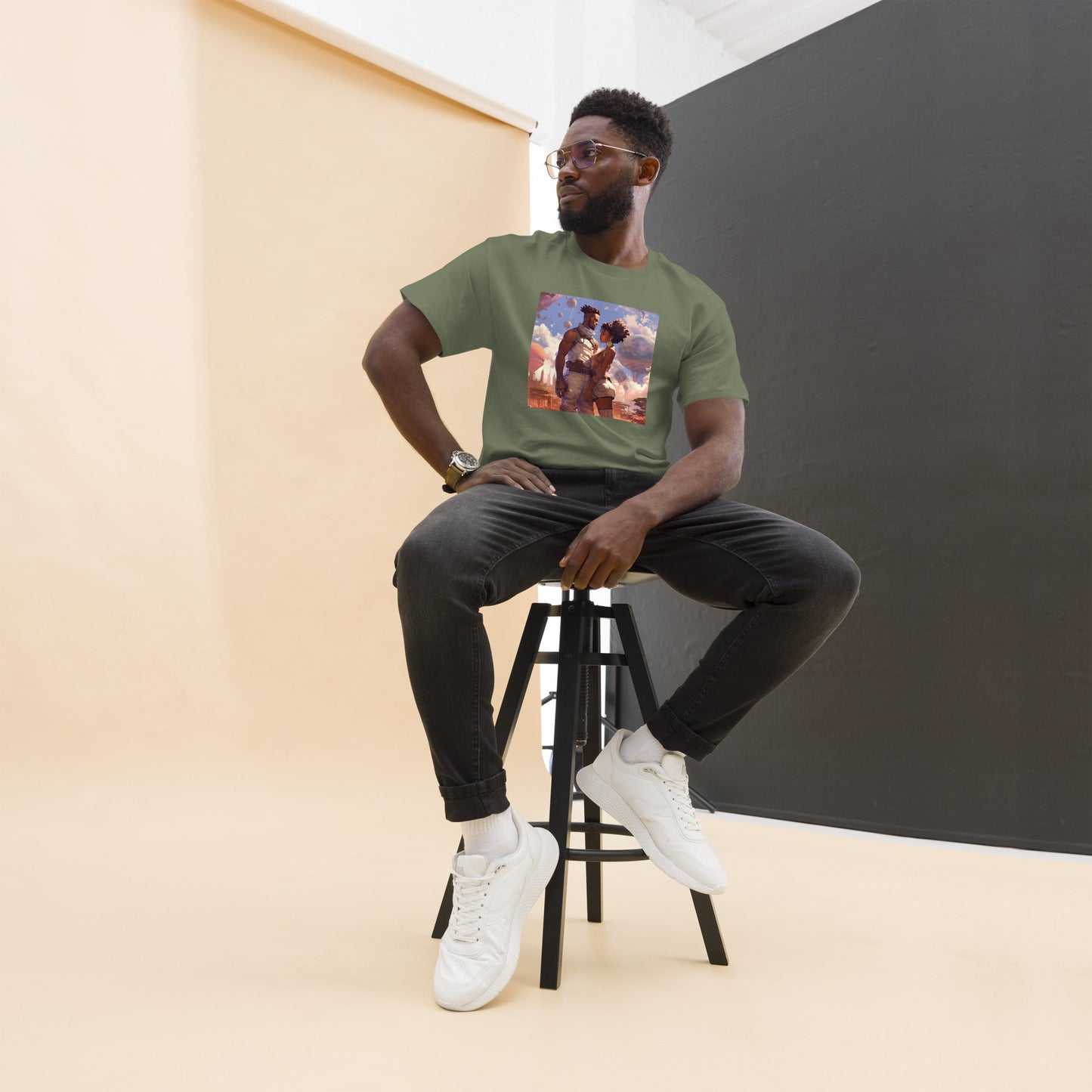 Planetary Romance: Men's classic tee - Estella Creates
