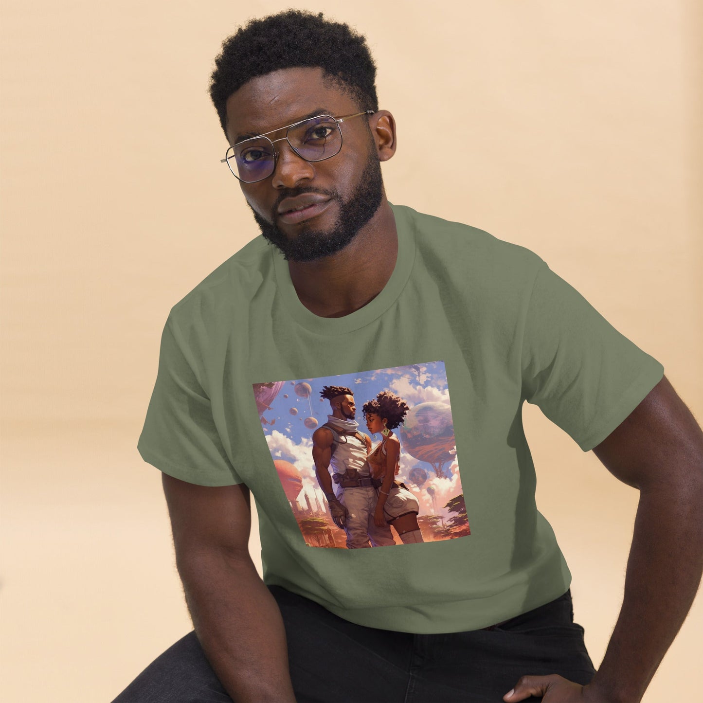 Planetary Romance: Men's classic tee - Estella Creates