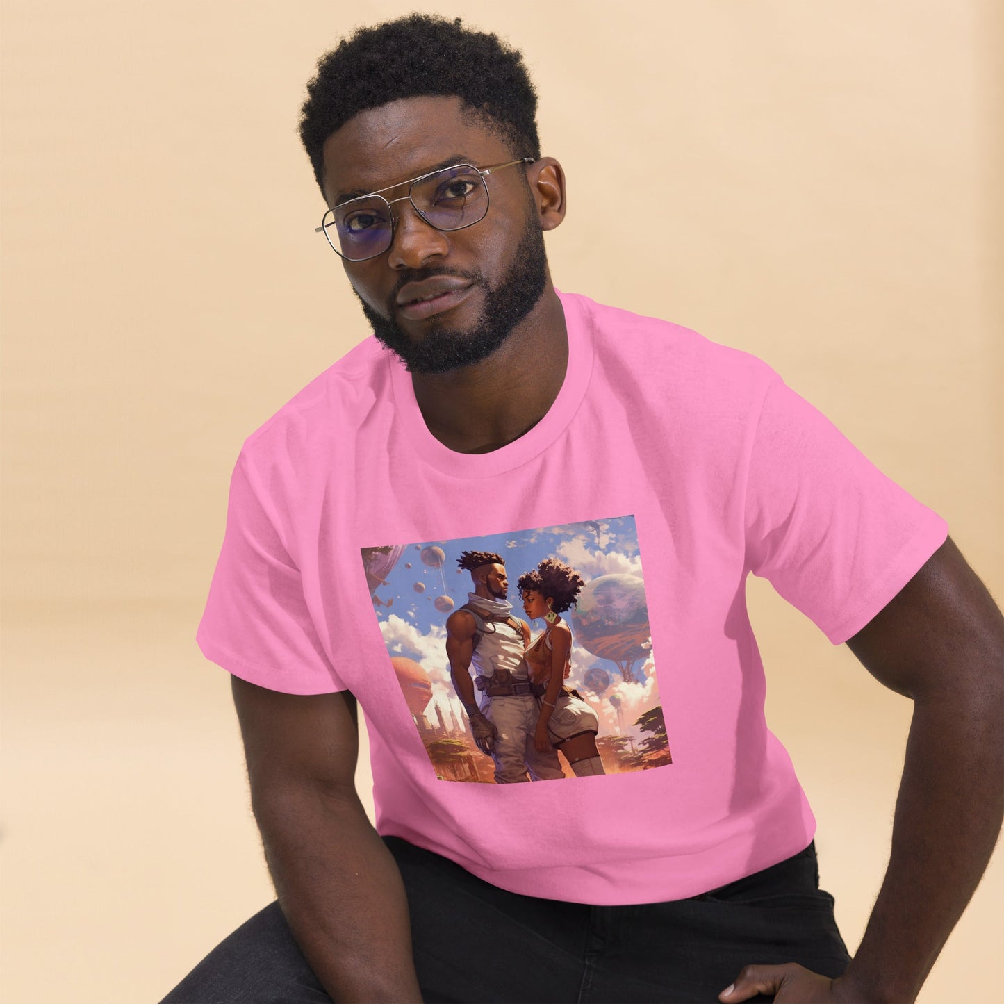 Planetary Romance: Men's classic tee - Estella Creates