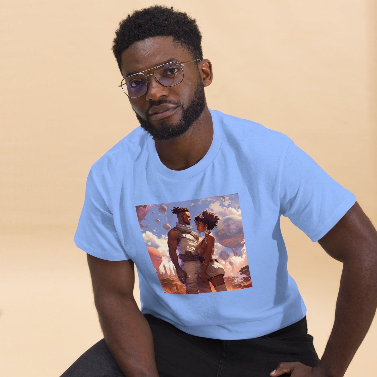 Planetary Romance: Men's classic tee - Estella Creates