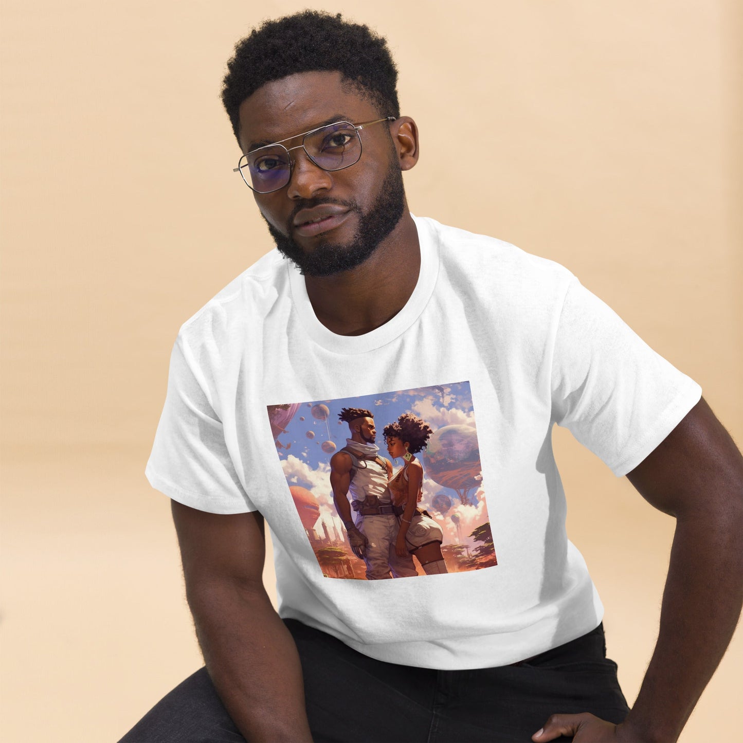 Planetary Romance: Men's classic tee - Estella Creates