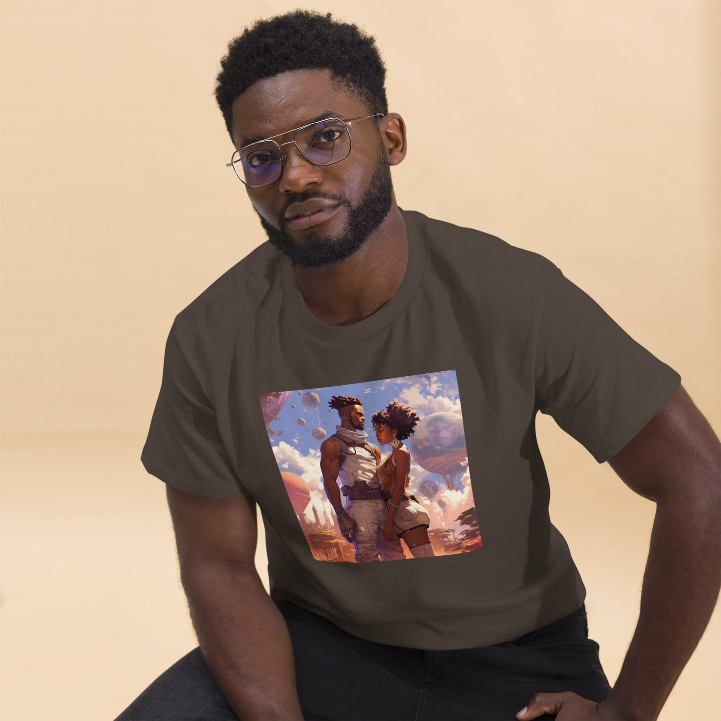 Planetary Romance: Men's classic tee - Estella Creates