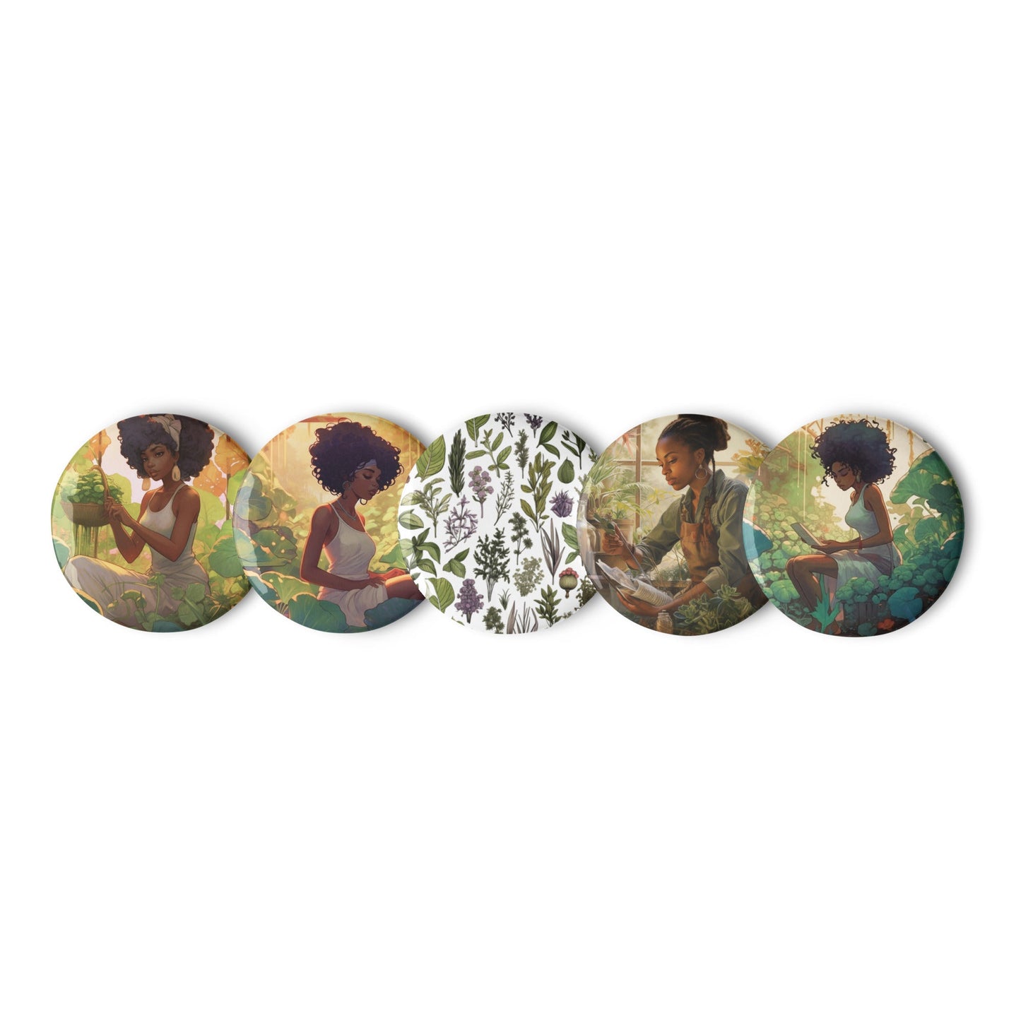 Set of pin buttons - Estella Creates