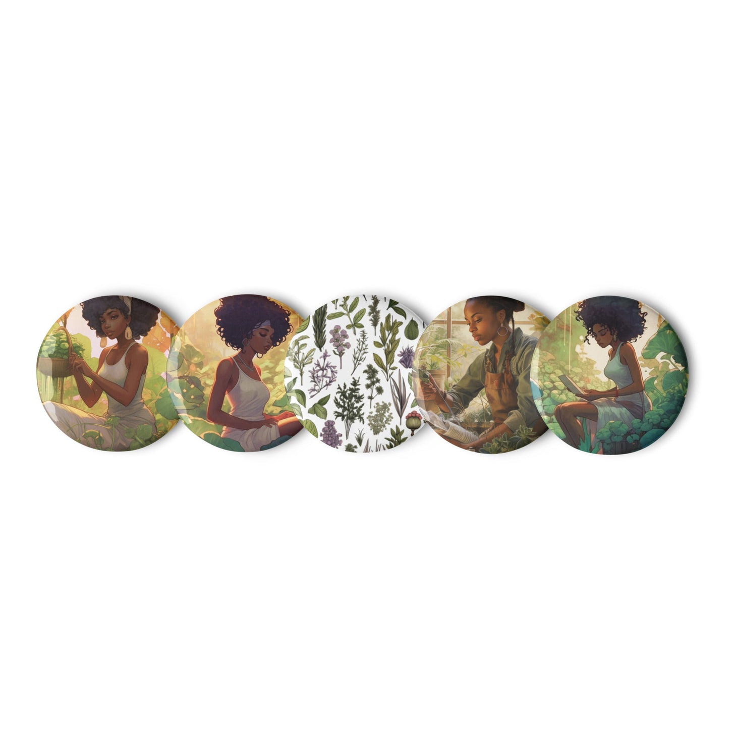 Set of pin buttons - Estella Creates