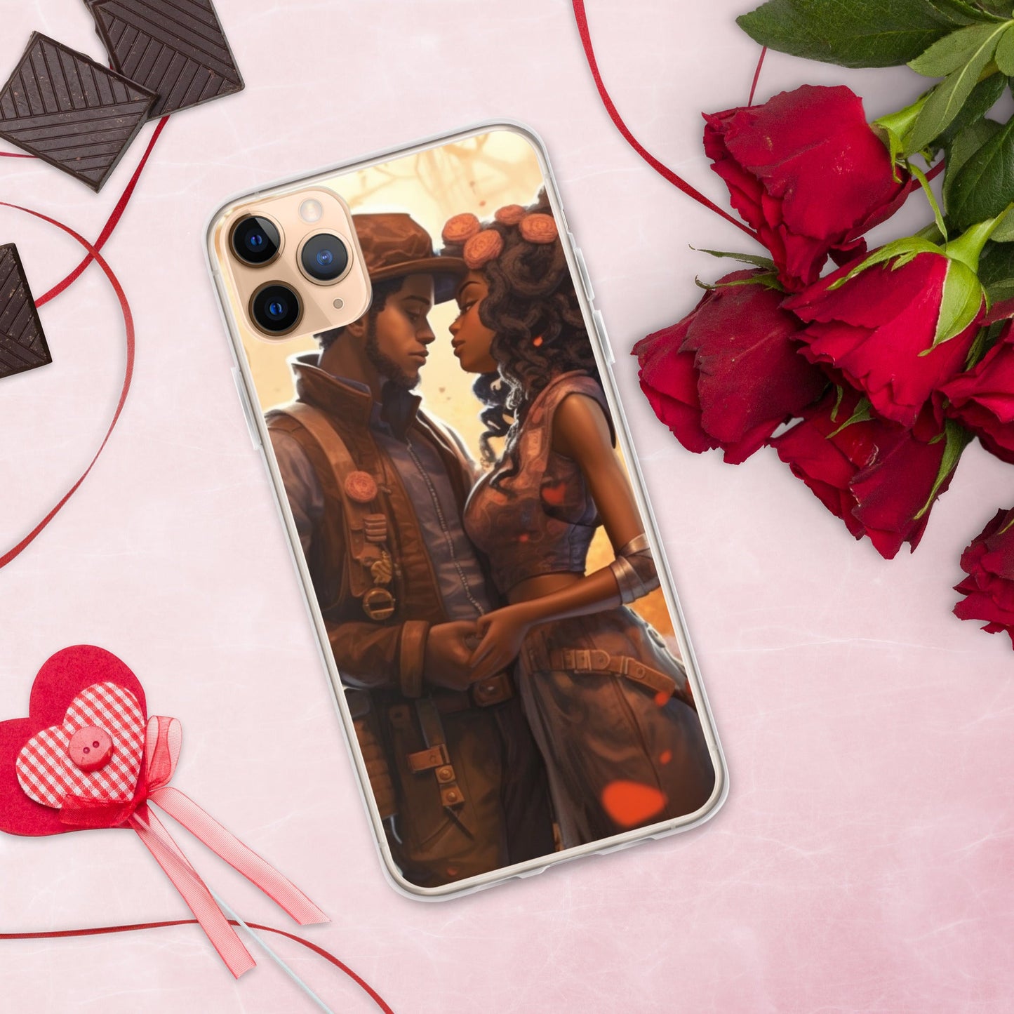 SteamPunk In Love: Clear Case for iPhone® - Estella Creates