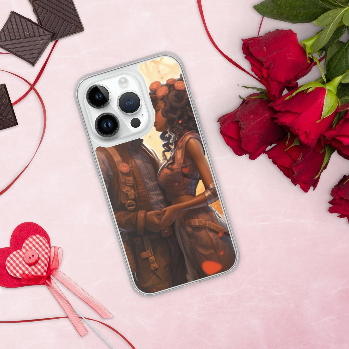 SteamPunk In Love: Clear Case for iPhone® - Estella Creates