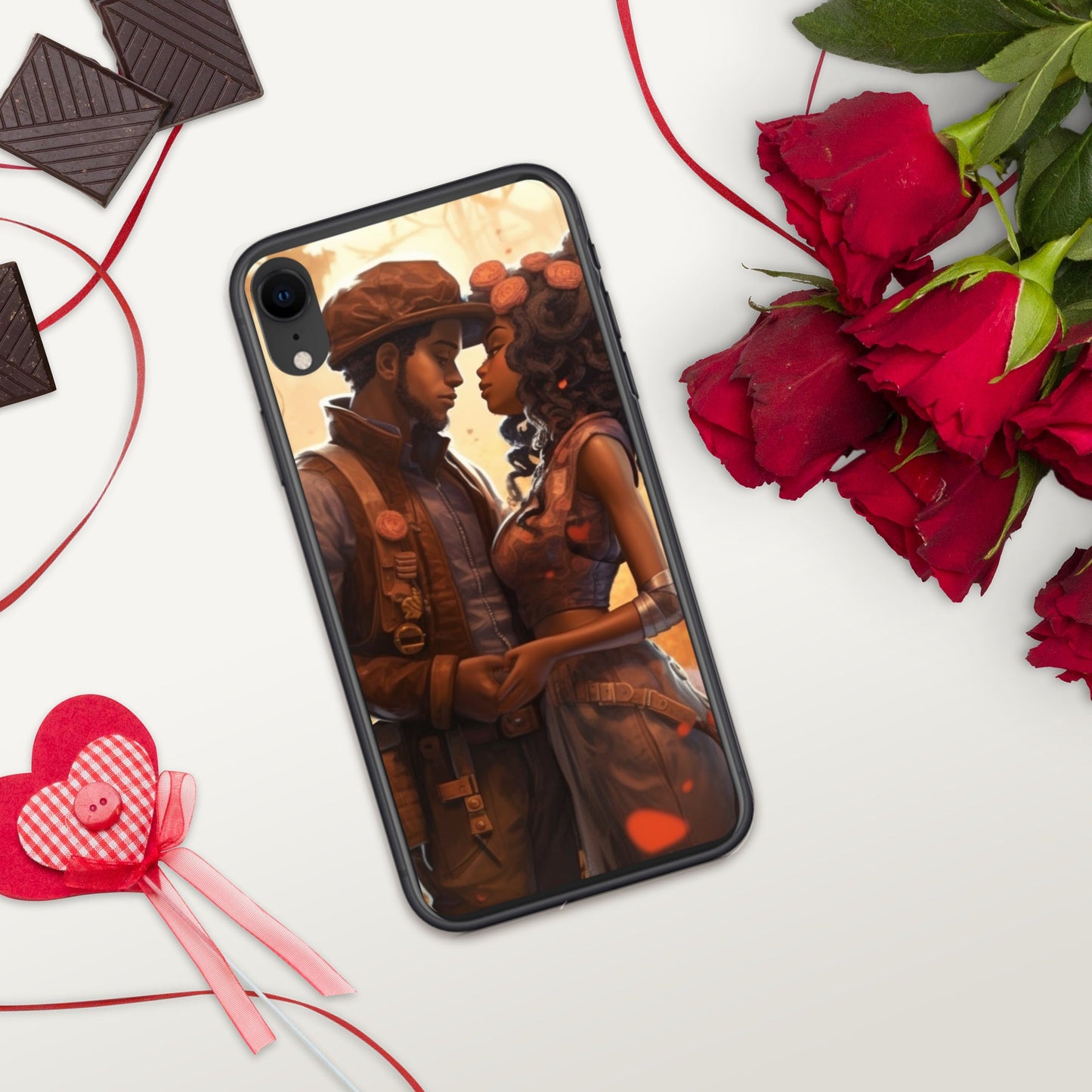 SteamPunk In Love: Clear Case for iPhone® - Estella Creates