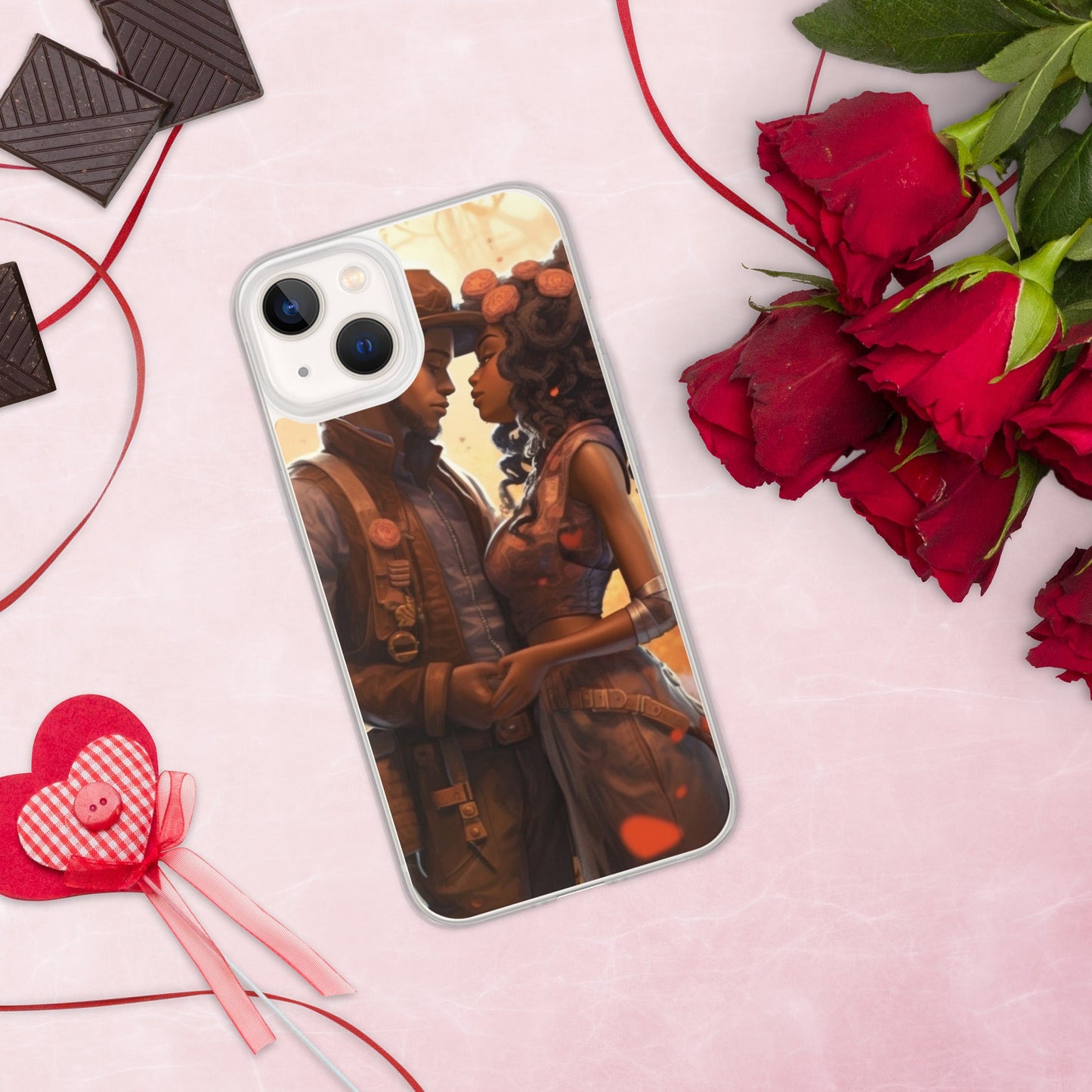 SteamPunk In Love: Clear Case for iPhone® - Estella Creates
