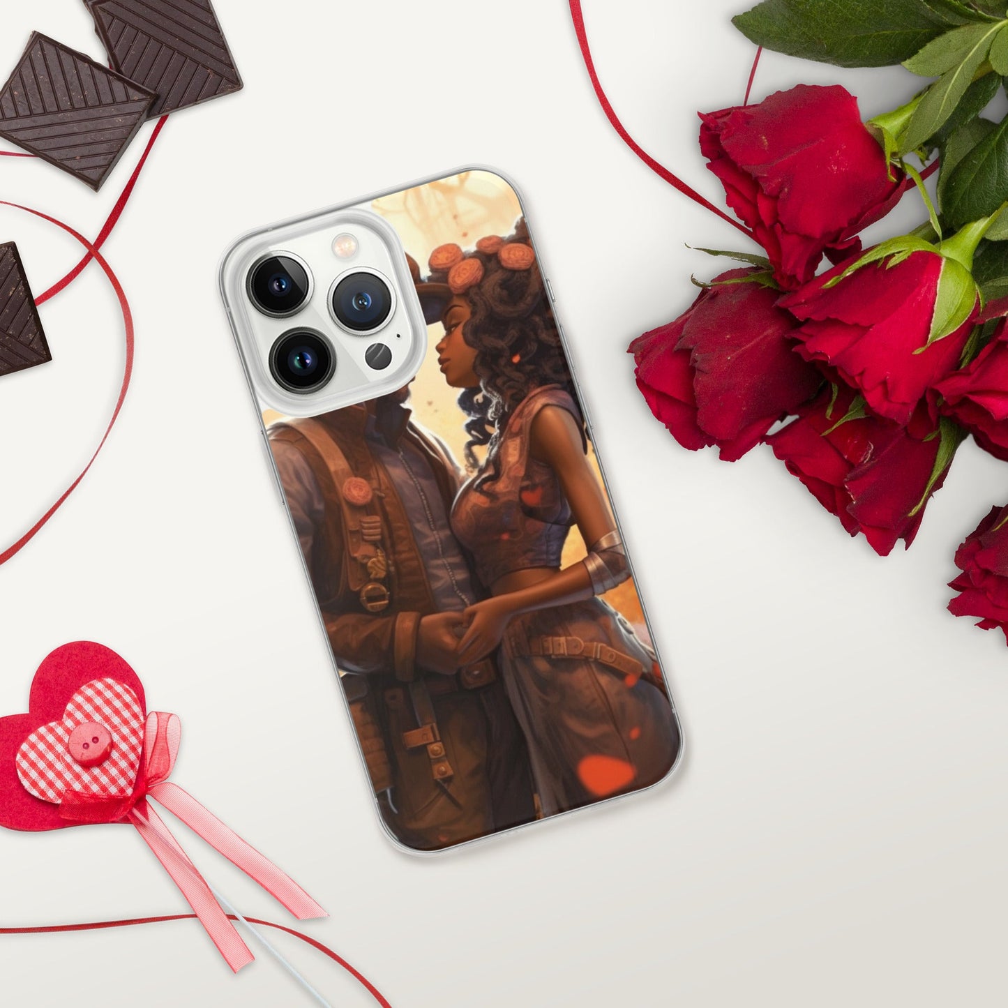SteamPunk In Love: Clear Case for iPhone® - Estella Creates