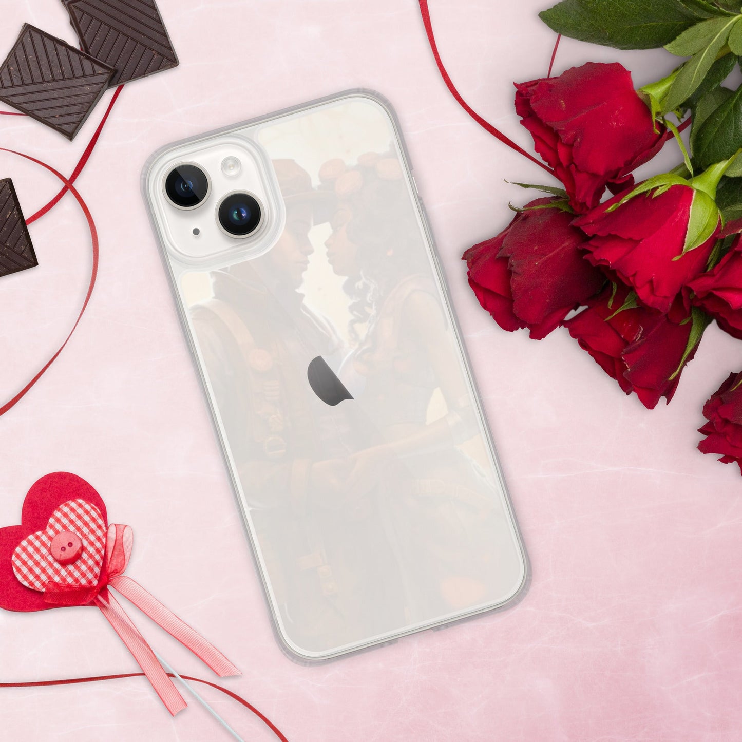 SteamPunk In Love: Clear Case for iPhone® - Estella Creates