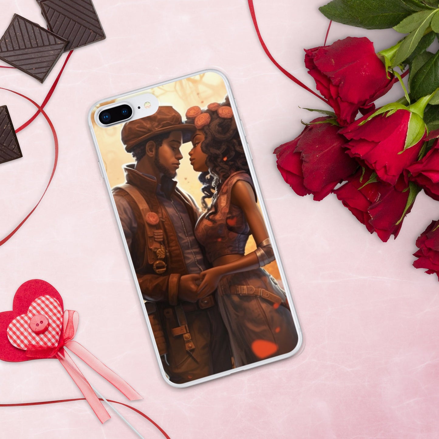 SteamPunk In Love: Clear Case for iPhone® - Estella Creates