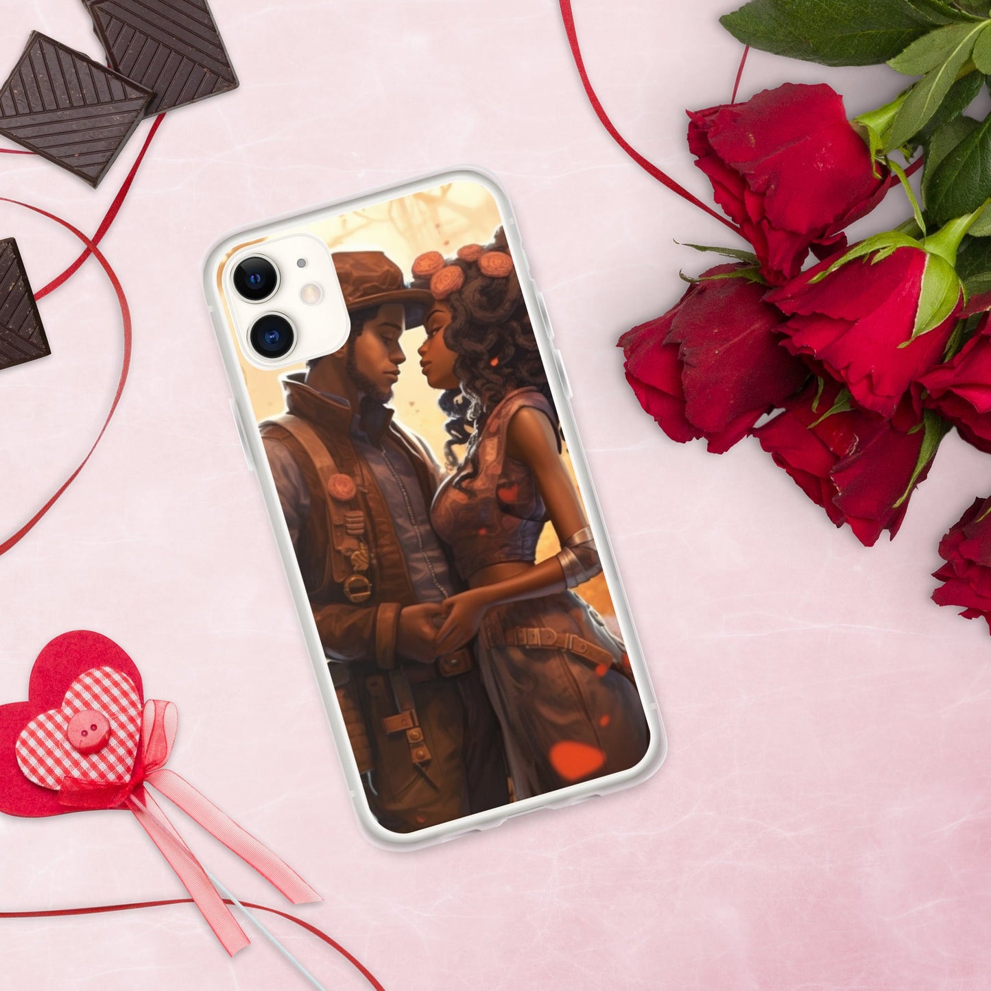 SteamPunk In Love: Clear Case for iPhone® - Estella Creates