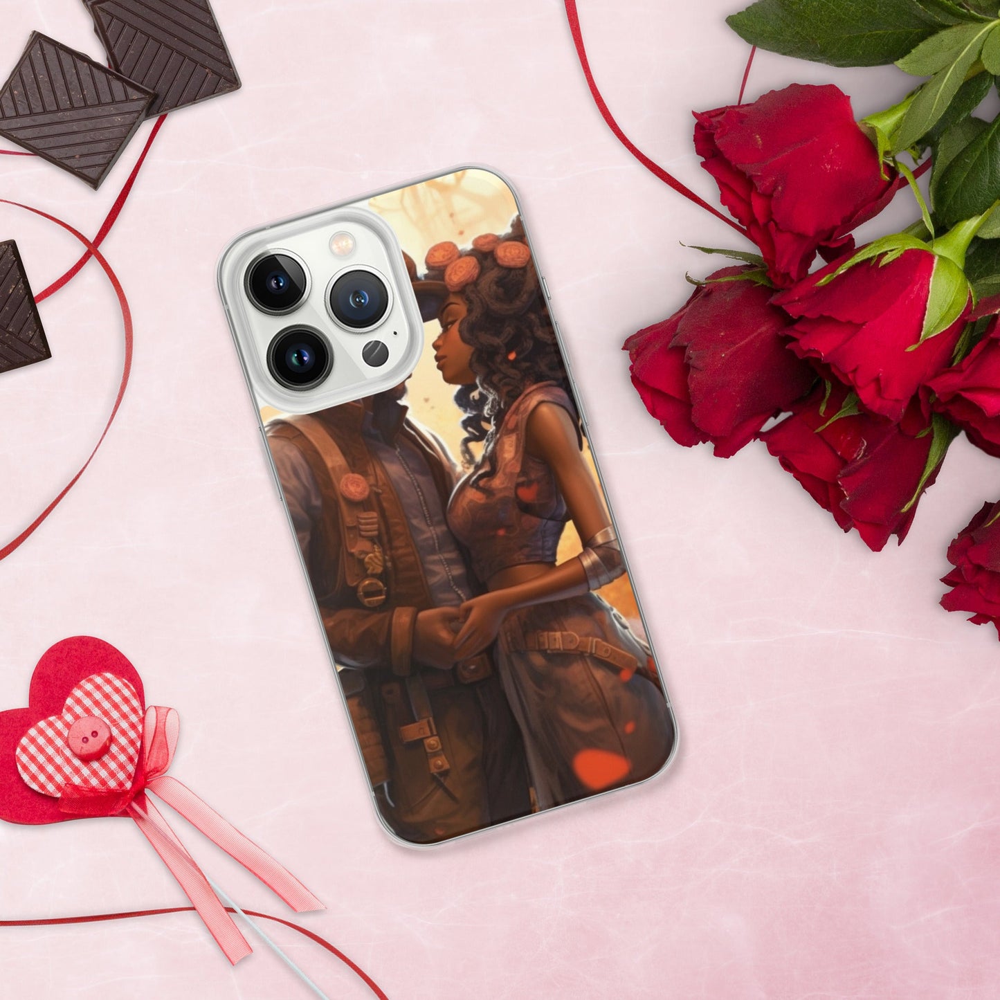 SteamPunk In Love: Clear Case for iPhone® - Estella Creates