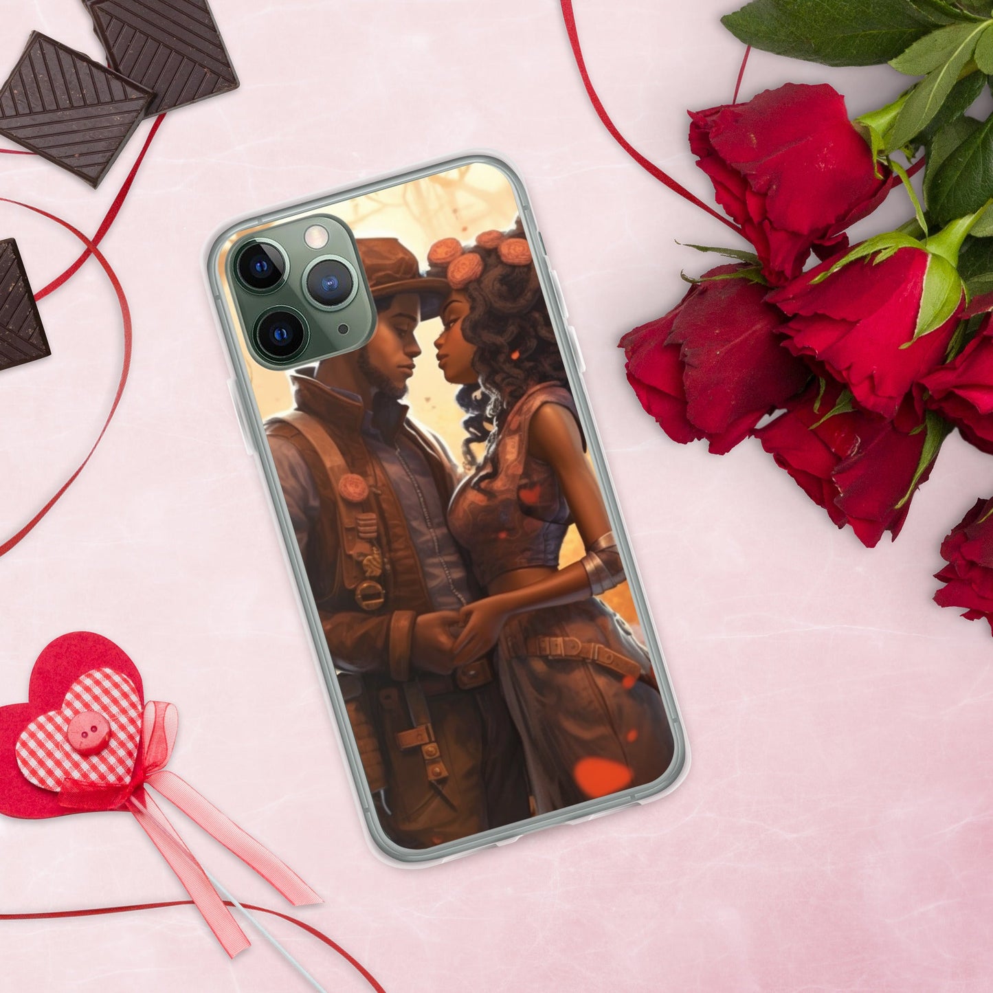 SteamPunk In Love: Clear Case for iPhone® - Estella Creates