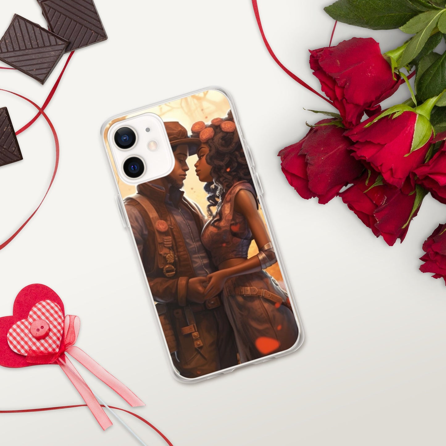 SteamPunk In Love: Clear Case for iPhone® - Estella Creates