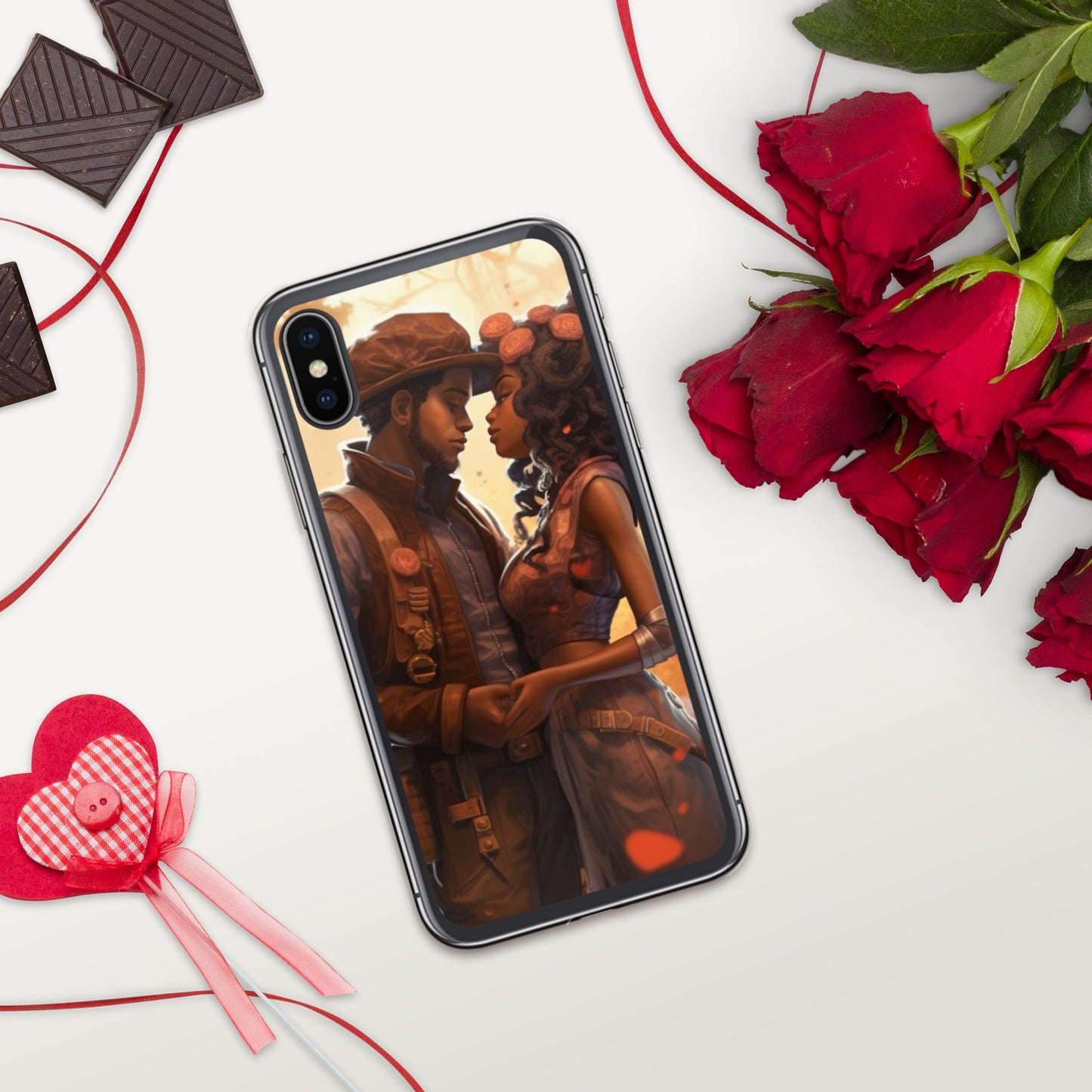 SteamPunk In Love: Clear Case for iPhone® - Estella Creates