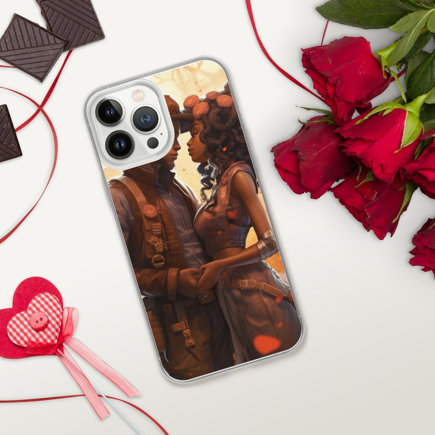 SteamPunk In Love: Clear Case for iPhone® - Estella Creates